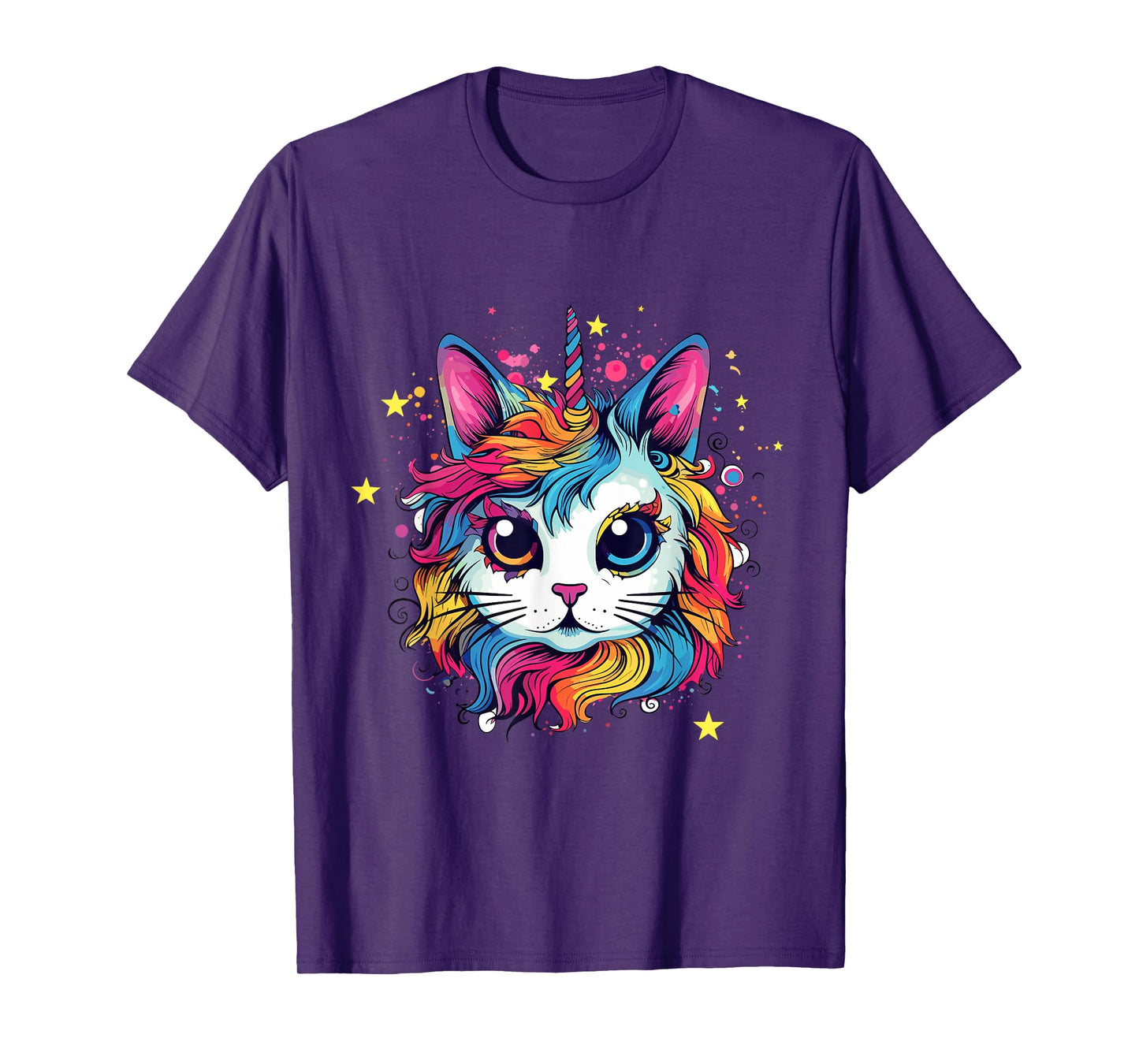 Cute, Adorable And Might Contain Cat by DankSpace Catcorn Kittycorn Unicat Unikitten Cat Kitty Kitten Unicorn T-Shirt
