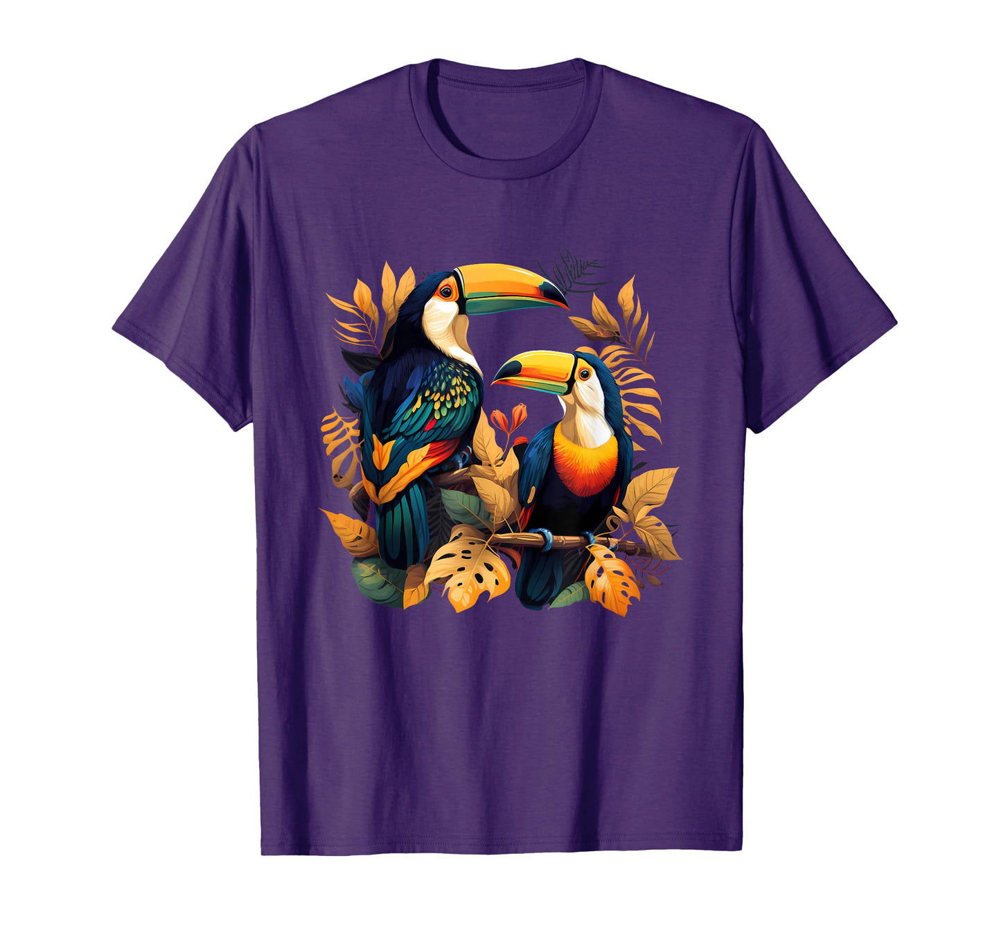 Toucan Birds Design Animal Jungle Lovers Men Women Kids T-Shirt