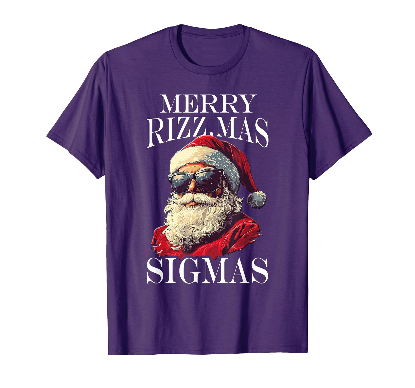 Merry Rizzmas Sigmas - Xmas Christmas Santa Claus T-Shirt