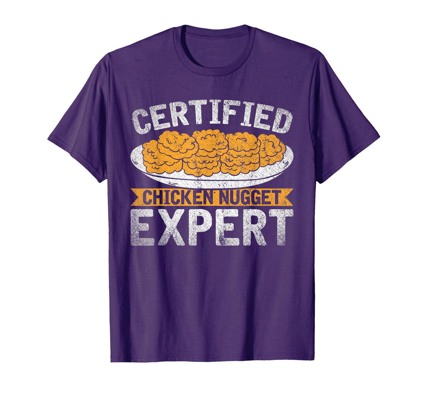 Certified Chicken Nugget Expert Funny Chicken Nugget T-Shirt