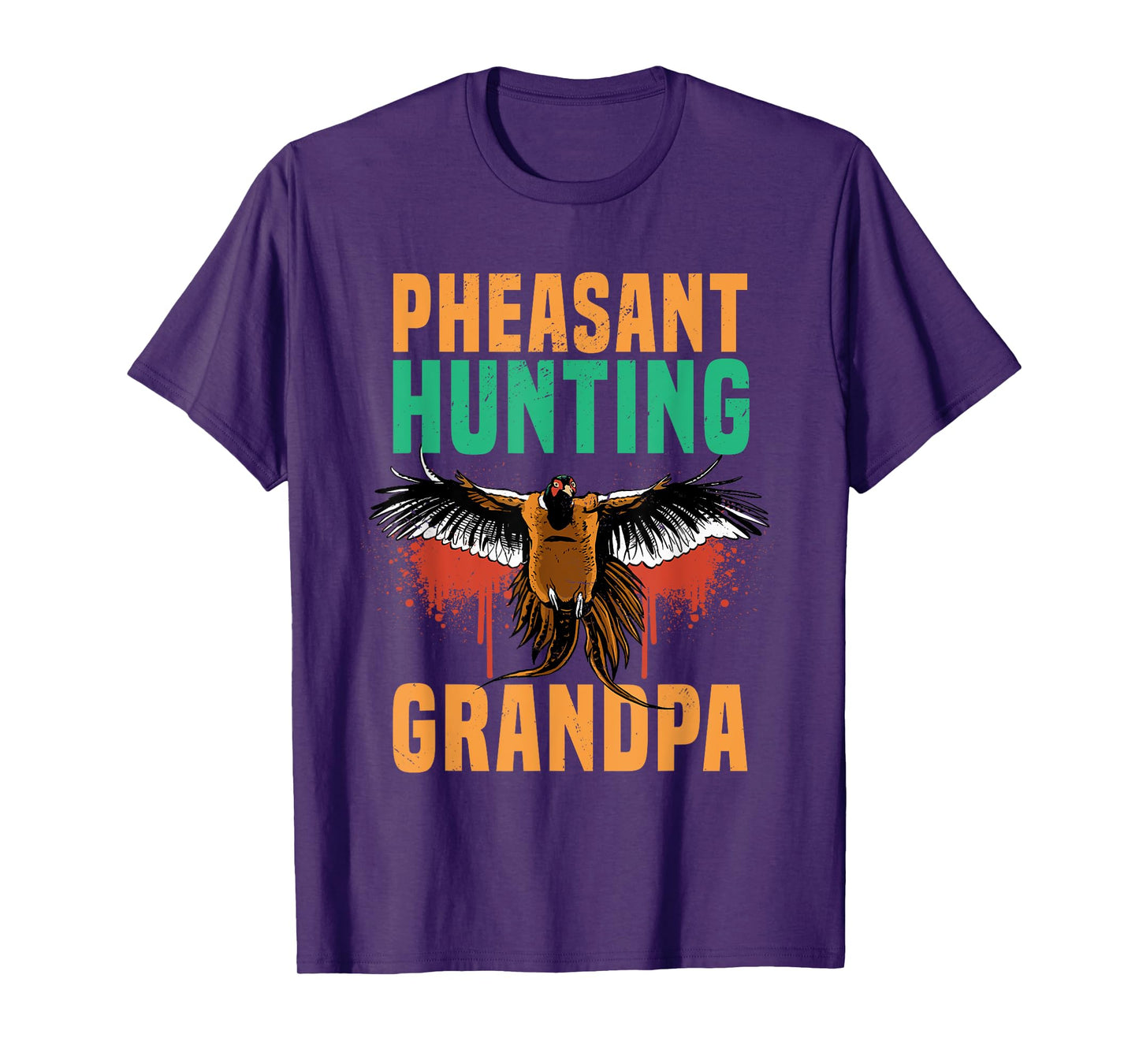 Pheasant Hunting Grandpa Game Sport T-Shirt