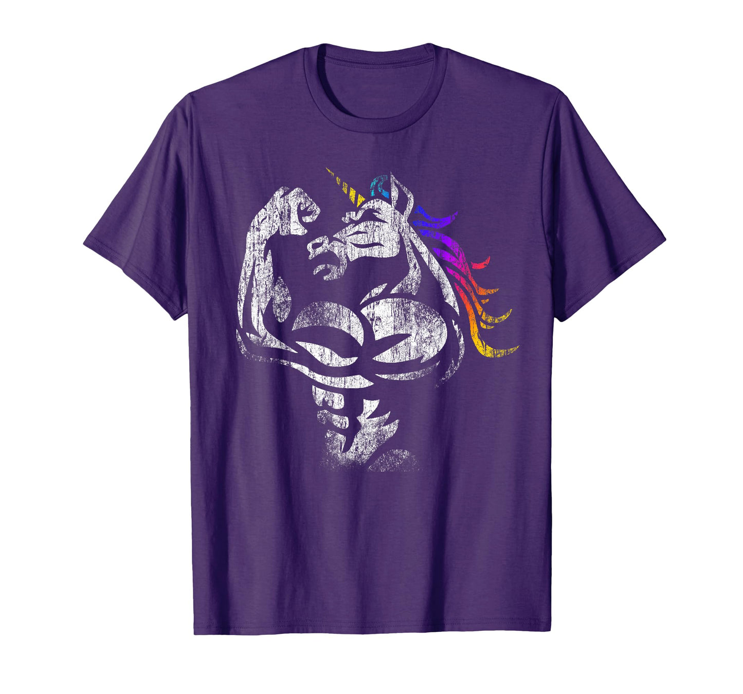 Unicorn Muscle Shirt Birthday Father's Day Gym T-Shirt T-Shirt