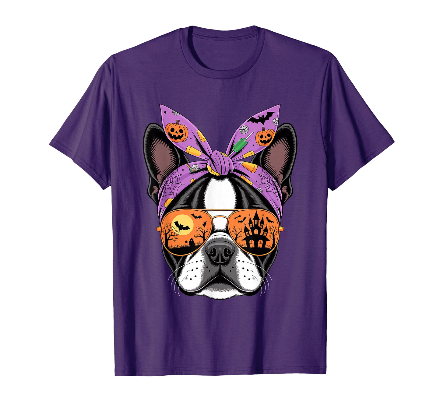 Halloween Bandana French Bulldog Frenchie T-Shirt