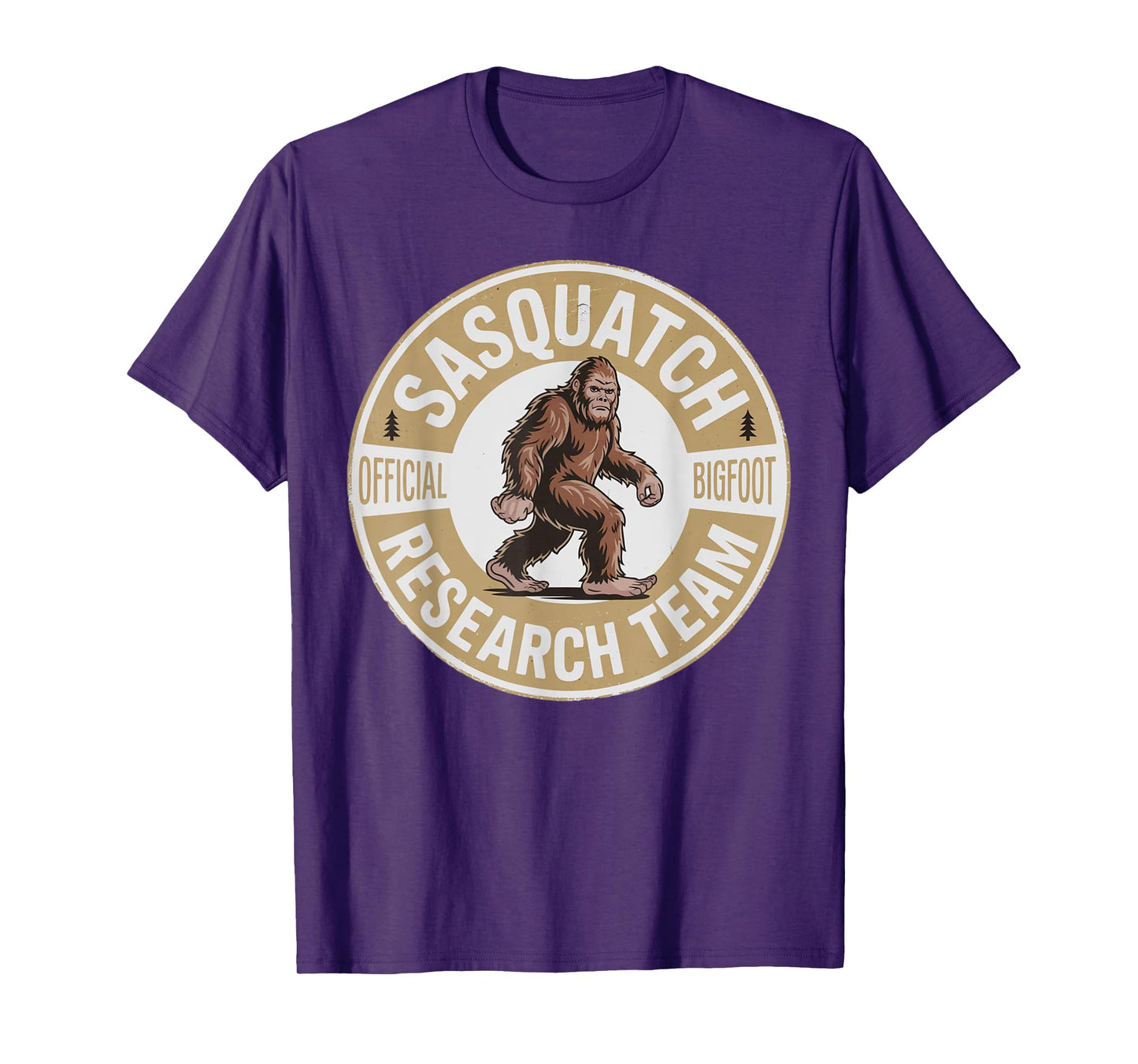 Bigfoot Research Team Retro Vintage Sasquatch Men Women T-Shirt