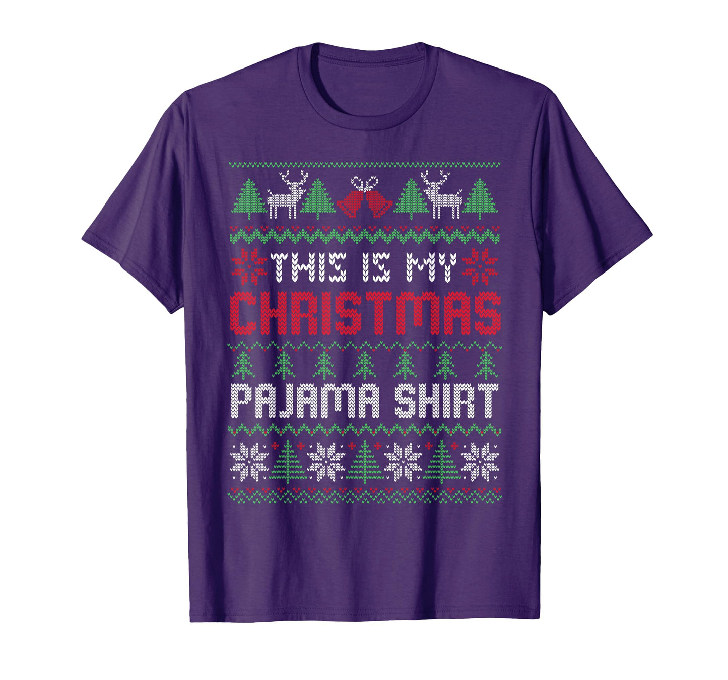This Is My Christmas Pajama Shirt Lights Family Matching Kid T-Shirt