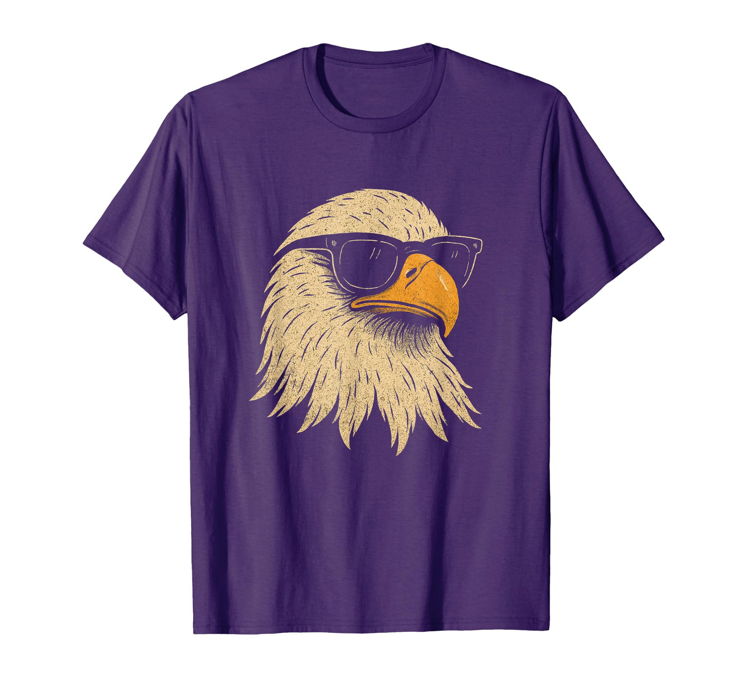 Cool Eagle Sunglasses Retro Vintage Patriotic Eagle T-Shirt