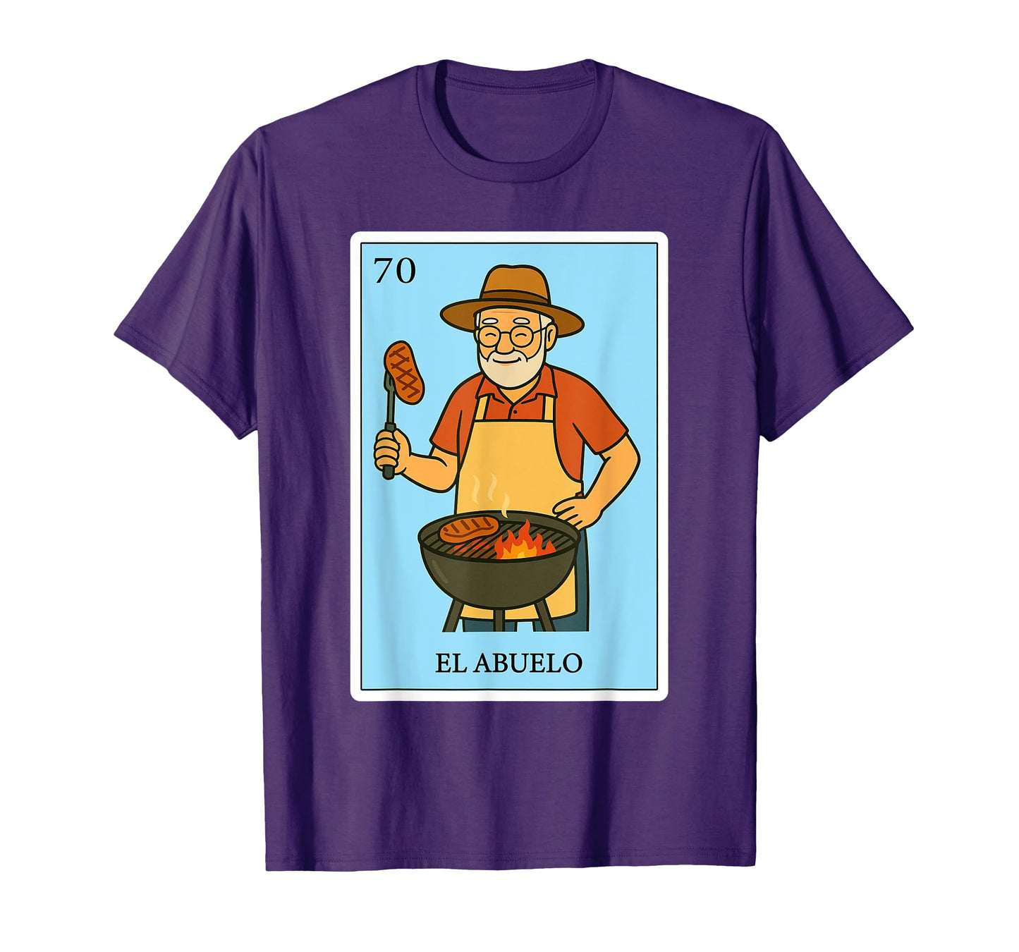 El Abuelo Parrillero Spanish-Mexican Bingo Gifts for Abuela T-Shirt