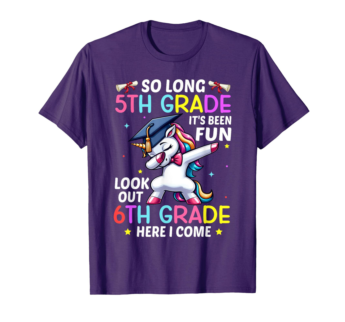 So Long 5th Grade Graduation 6th Grade Here I Come 2024 T-Shirt