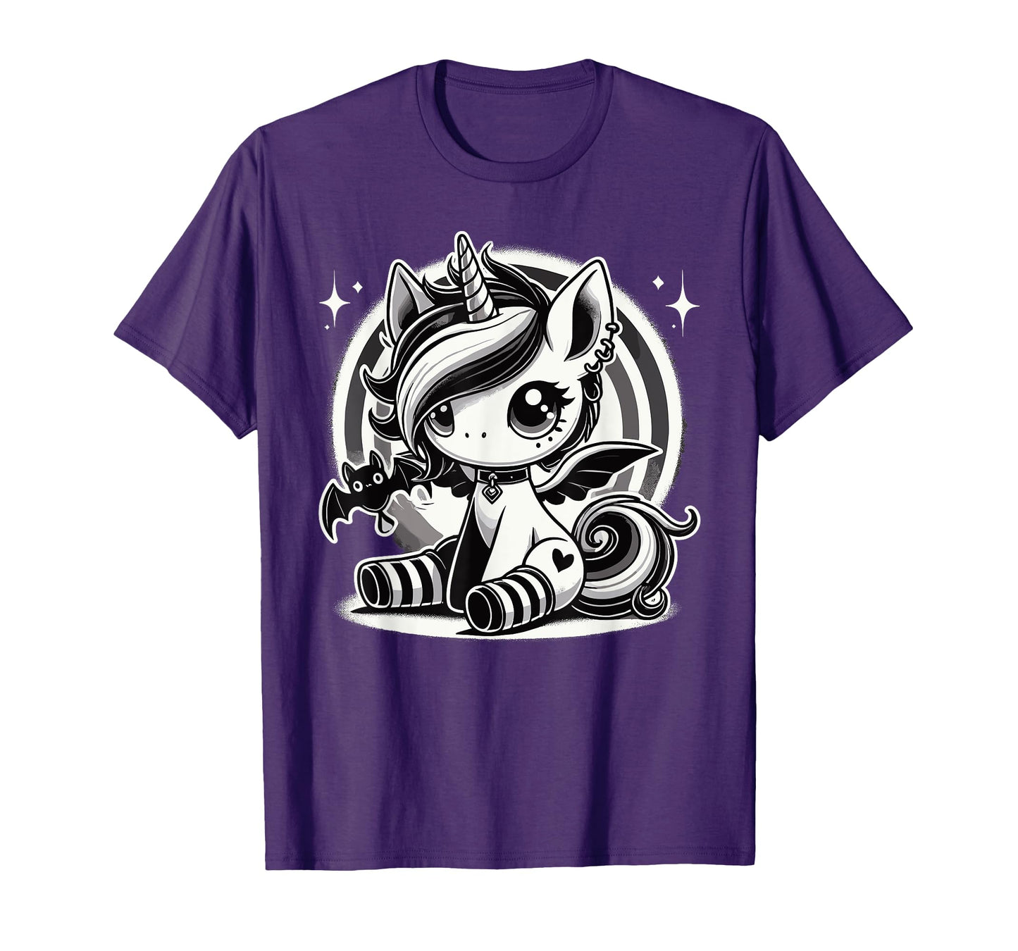 Gothic Unicorn Goth Girl Emo Punk Cute Kawaii Pastel Goth T-Shirt