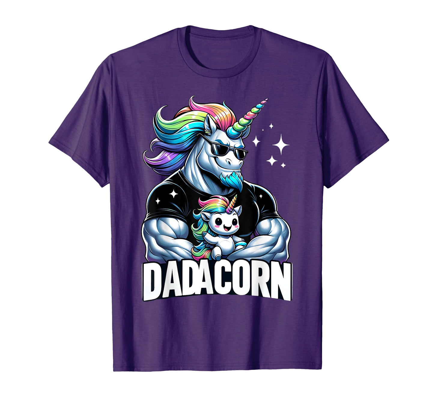 Father's Day Dadacorn Unicorn Dad and Son Daughter, Dadacorn T-Shirt