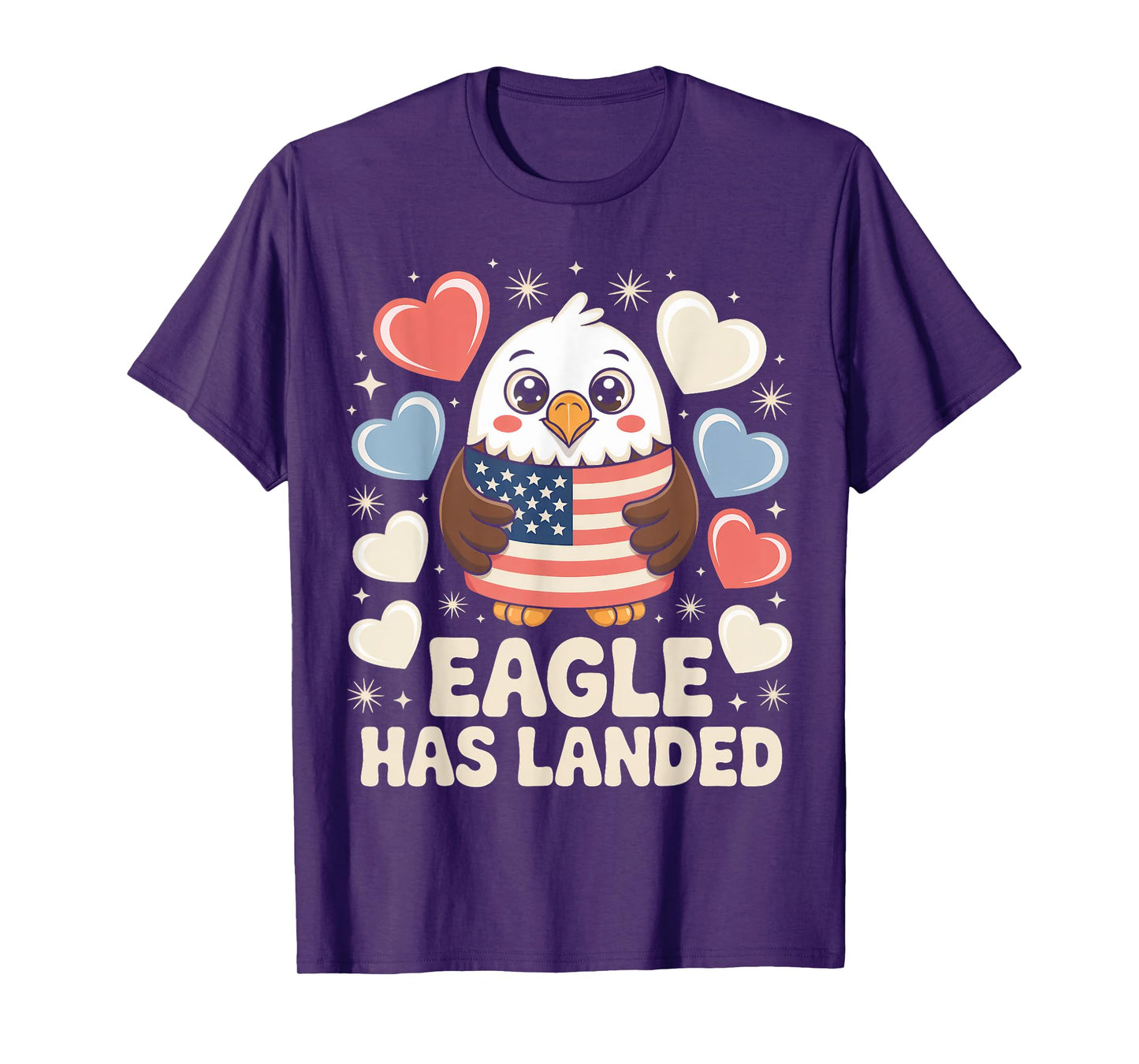 Eagle Has Landed Patriotic Fireworks 4th of July Eagle T-Shirt
