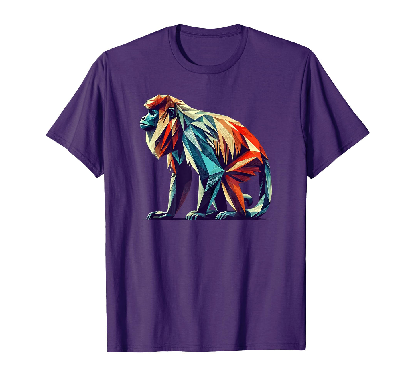 Geometric Art Howler Monkey T-Shirt