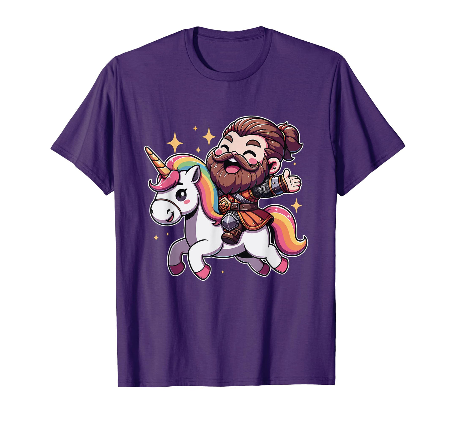 Epic Viking Riding A Unicorn T-Shirt