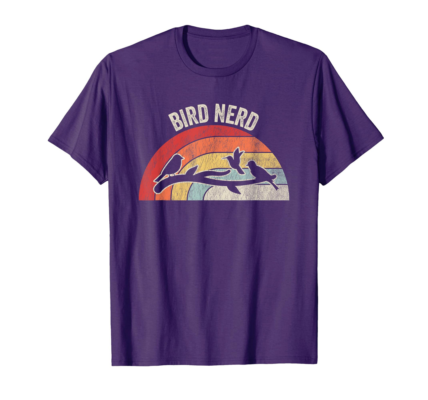 Bird Nerd Vintage Retro Birdwatching T-Shirt