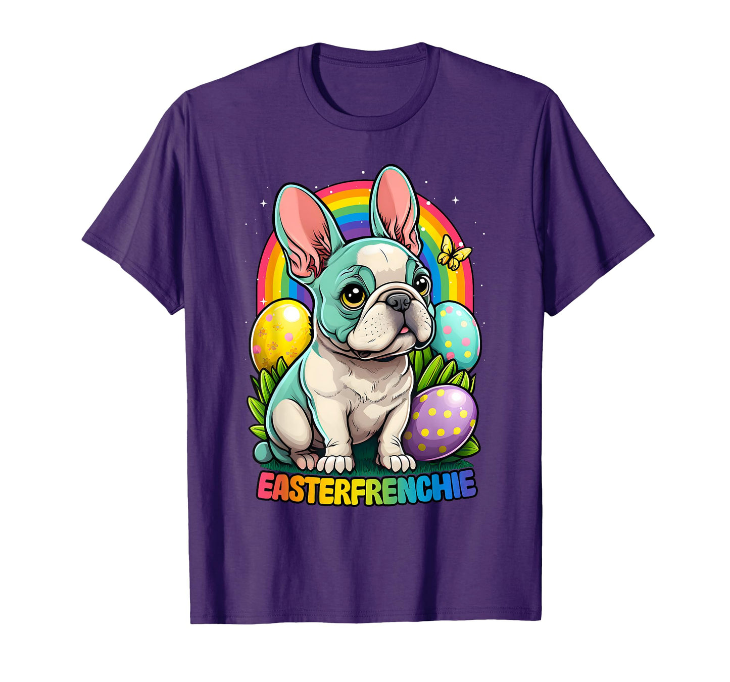 Funny Easter French Bulldog Easterfrenchie Cute Frenchie T-Shirt