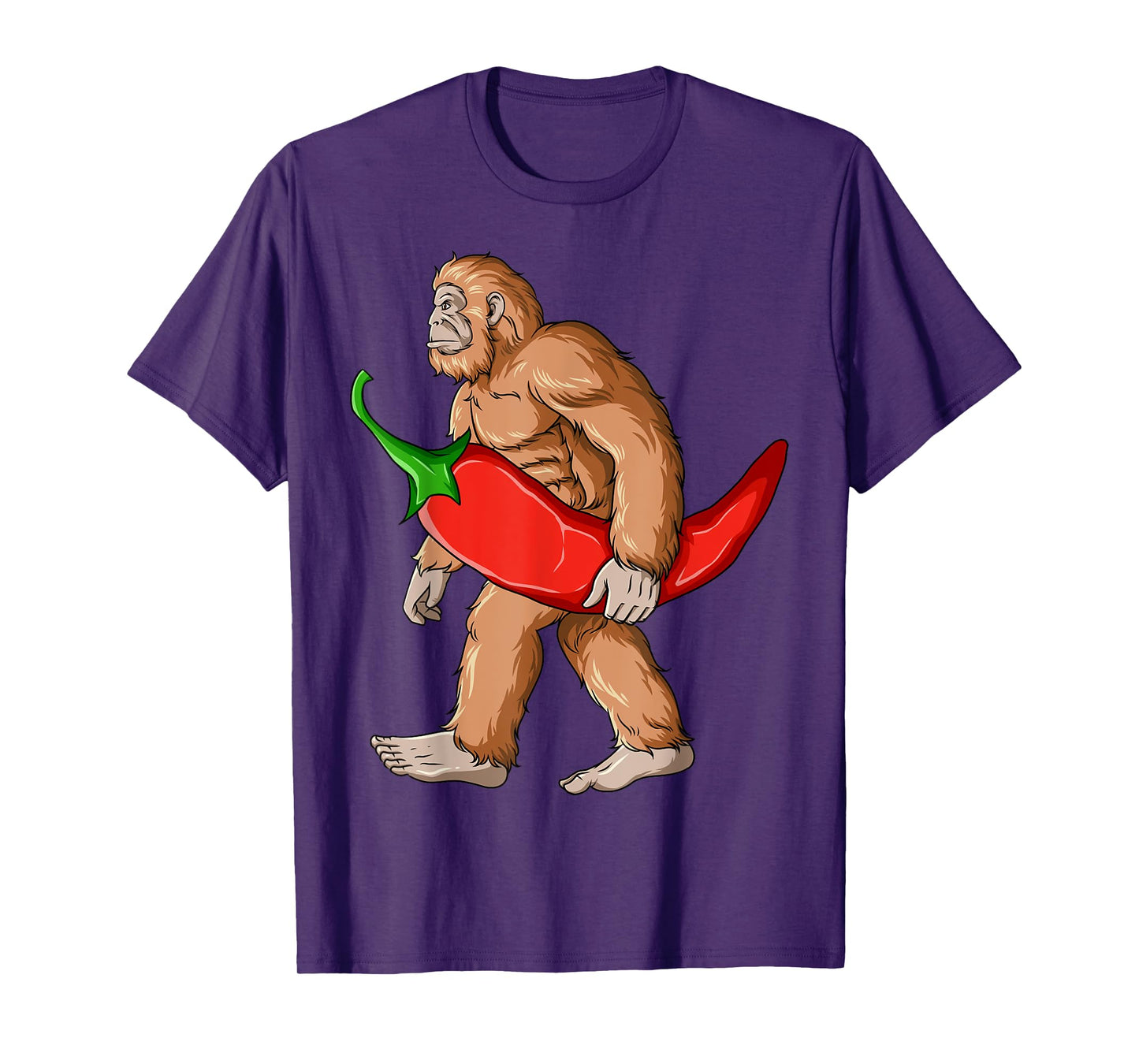 Bigfoot Chili Pepper Sasquatch Mexican Jalapeno T-Shirt