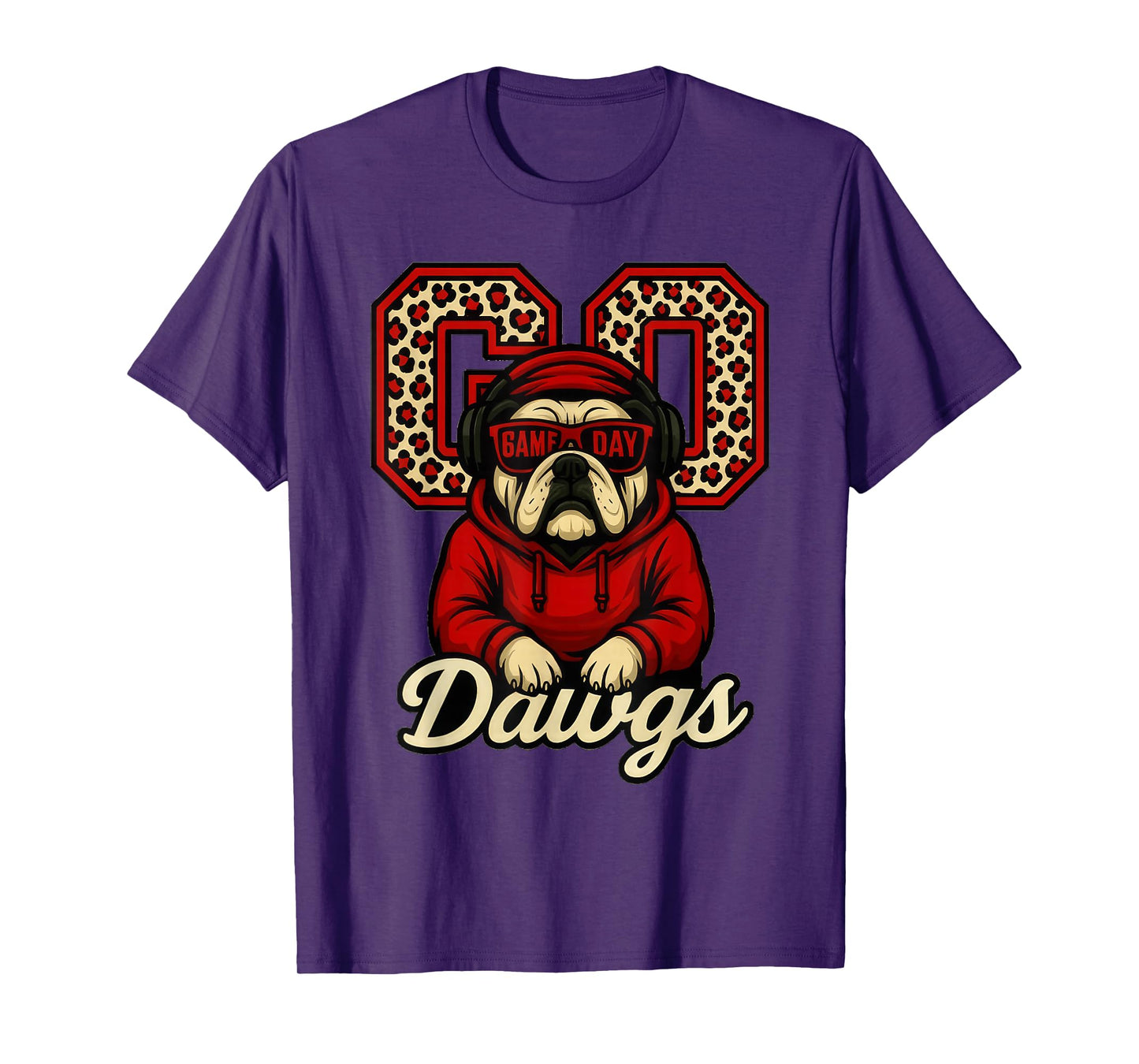 Go Dawgs Funny Bulldogs Apparel for Men Women Kid Boy Girl T-Shirt