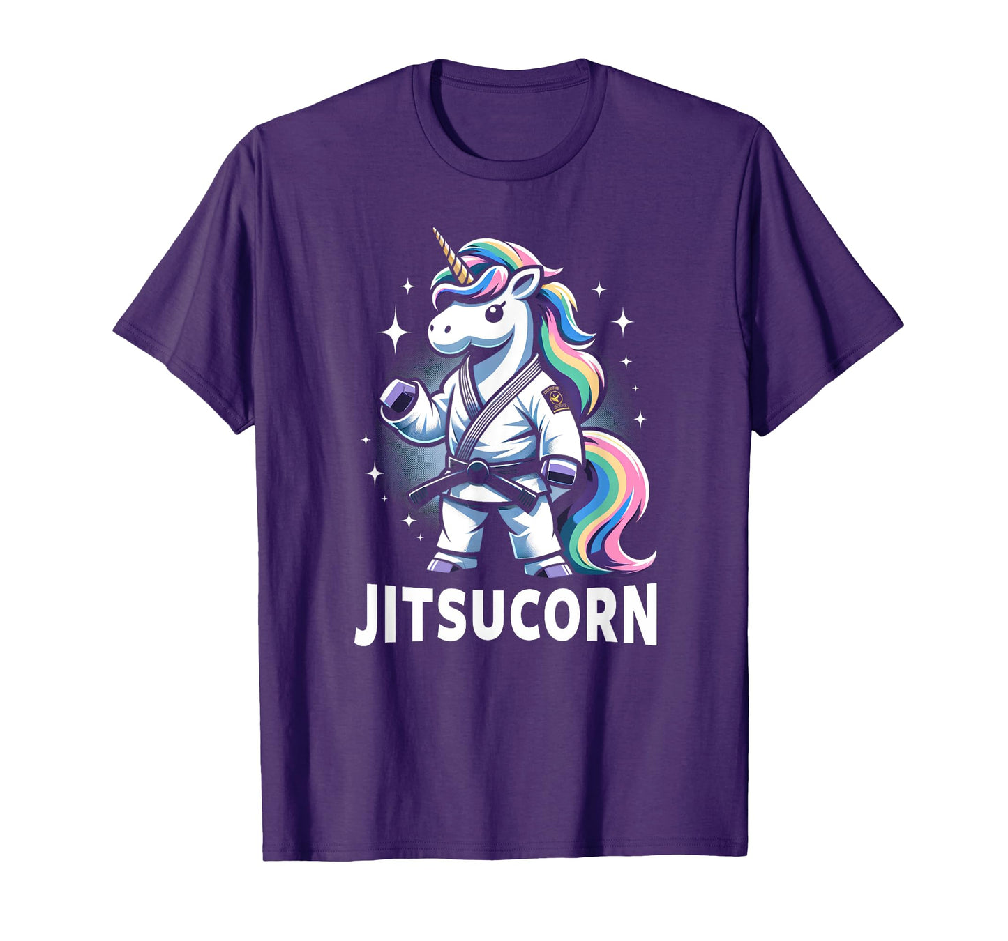 Funny Self Defense BJJ Shirt Cute Unicorn Jiu Jitsu T-Shirt