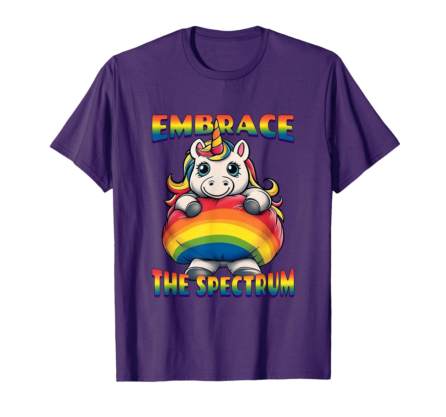 Embrace the Spectrum: Autism Awareness Unicorn T-Shirt