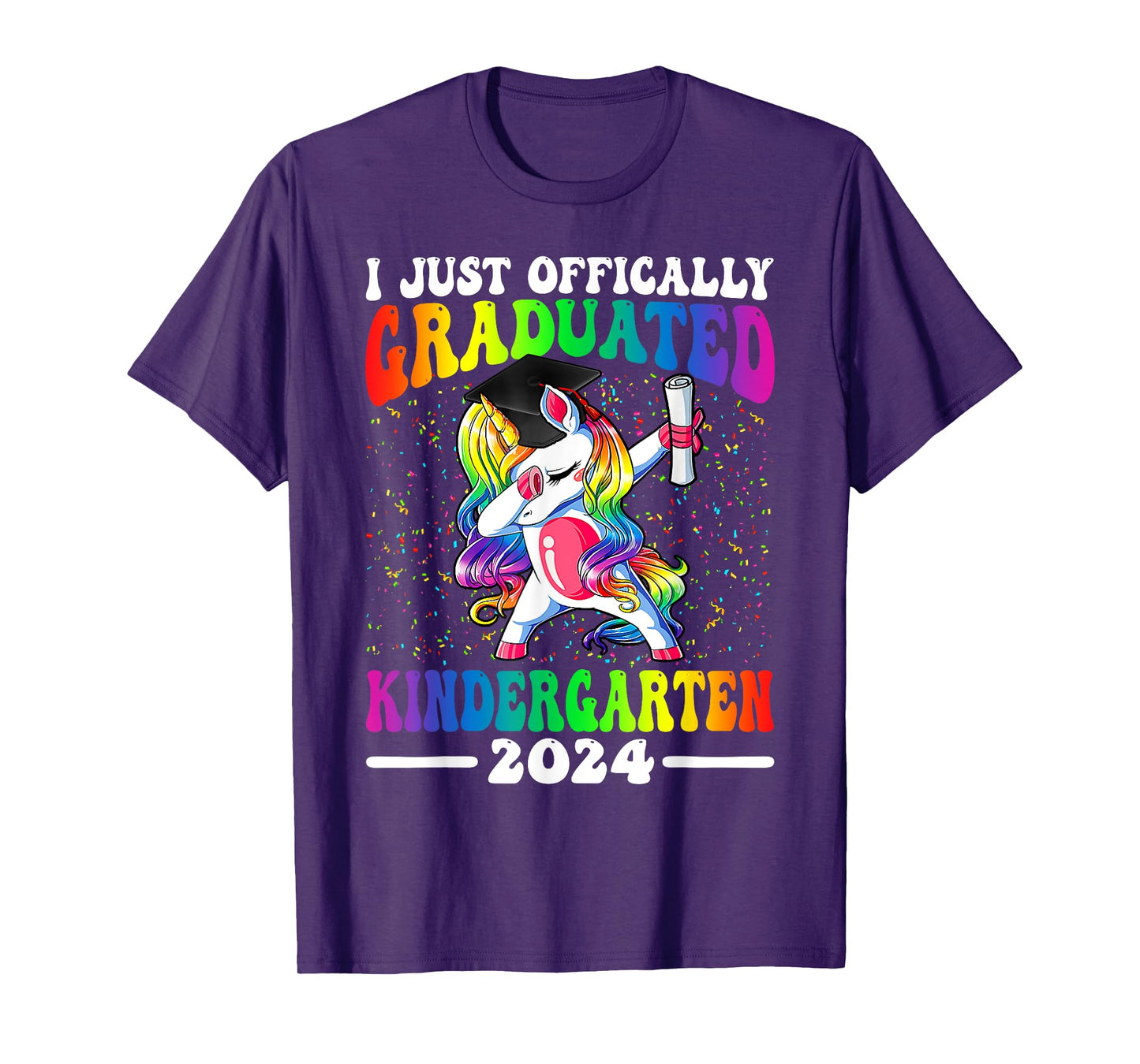 I Just Officially Graduated Kindergarten Graduation 2024 T-Shirt