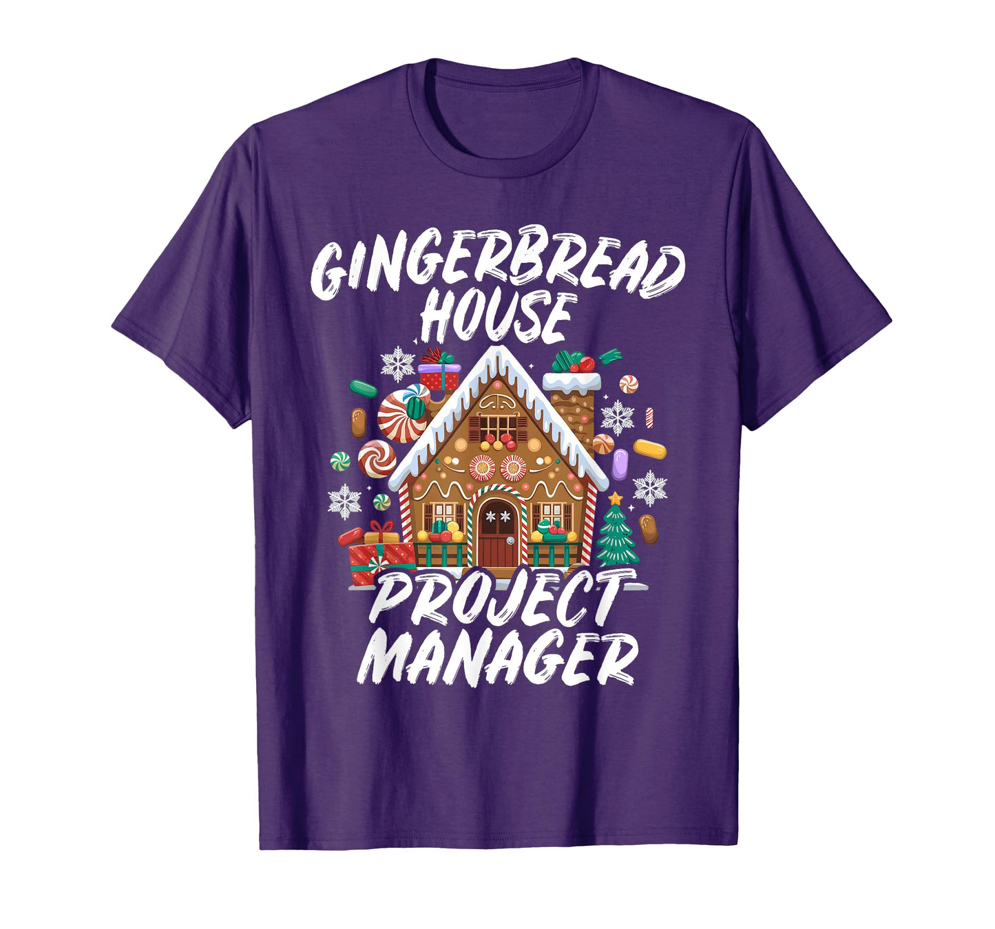Fun Gingerbread House Christmas: Mens & Womens Graphic T-Shirt