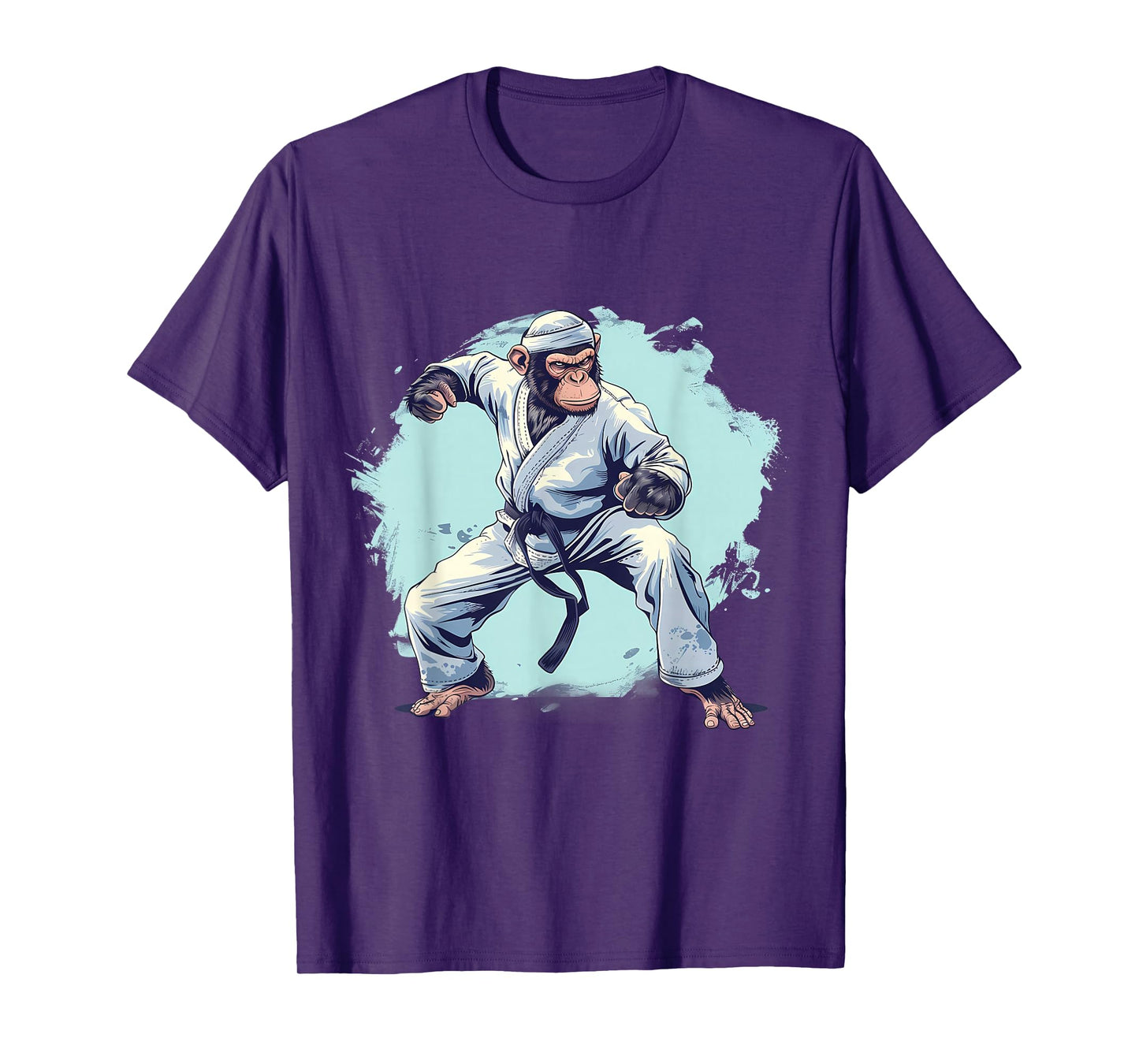 Karate Monkey Martial Arts Kickboxing Judo MMA Monkey Lover T-Shirt