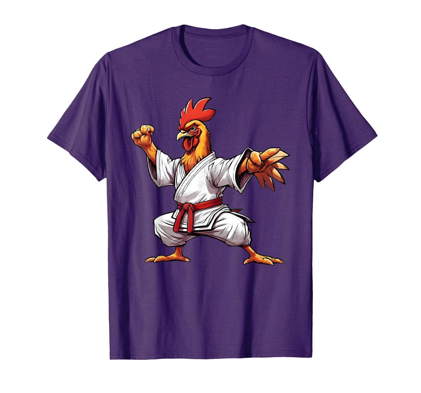 Karate Taekwondo Judo Kung Fu Chicken Rooster Gift Men Women T-Shirt
