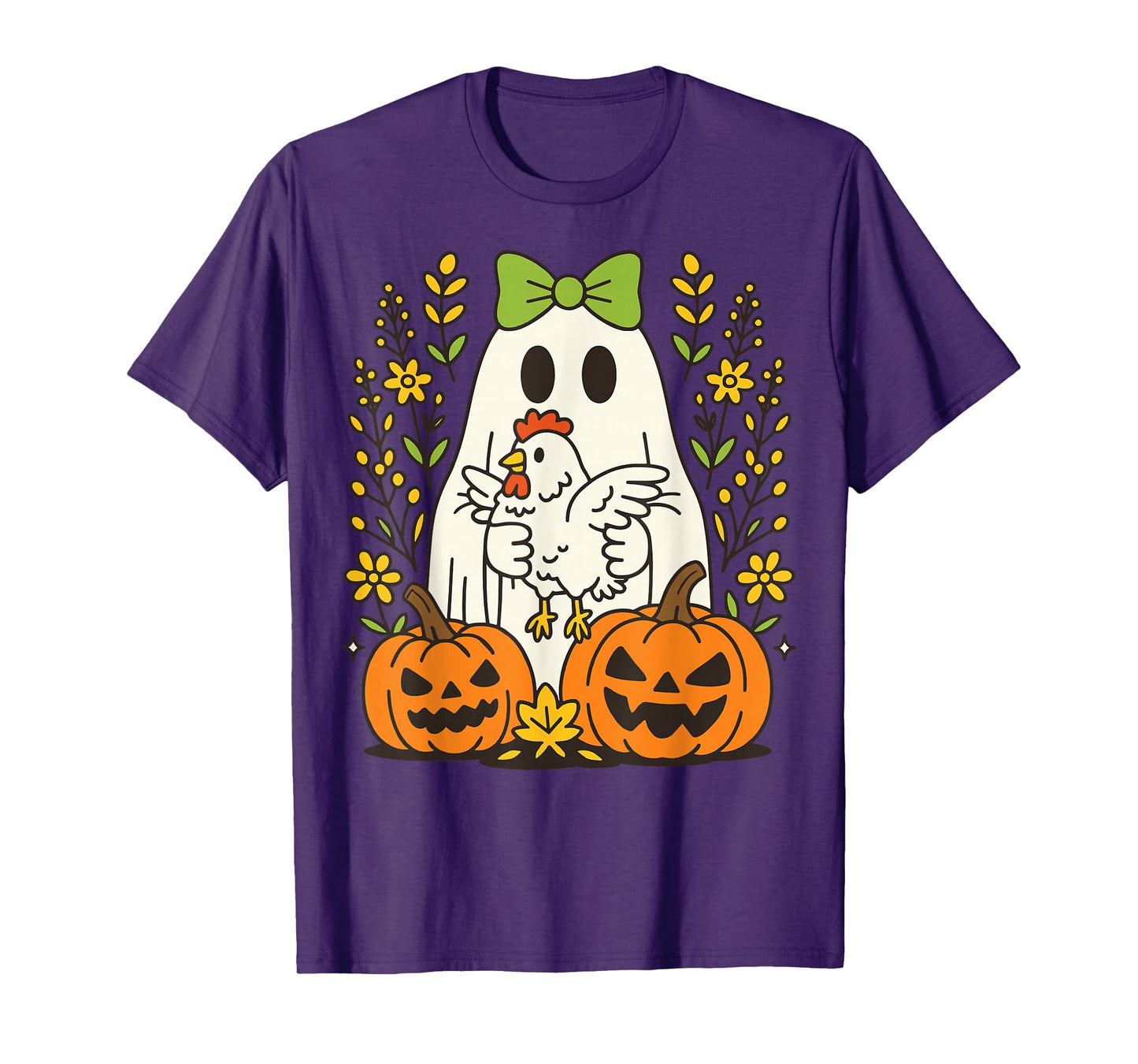 Ghost Chicken Halloween T-Shirt