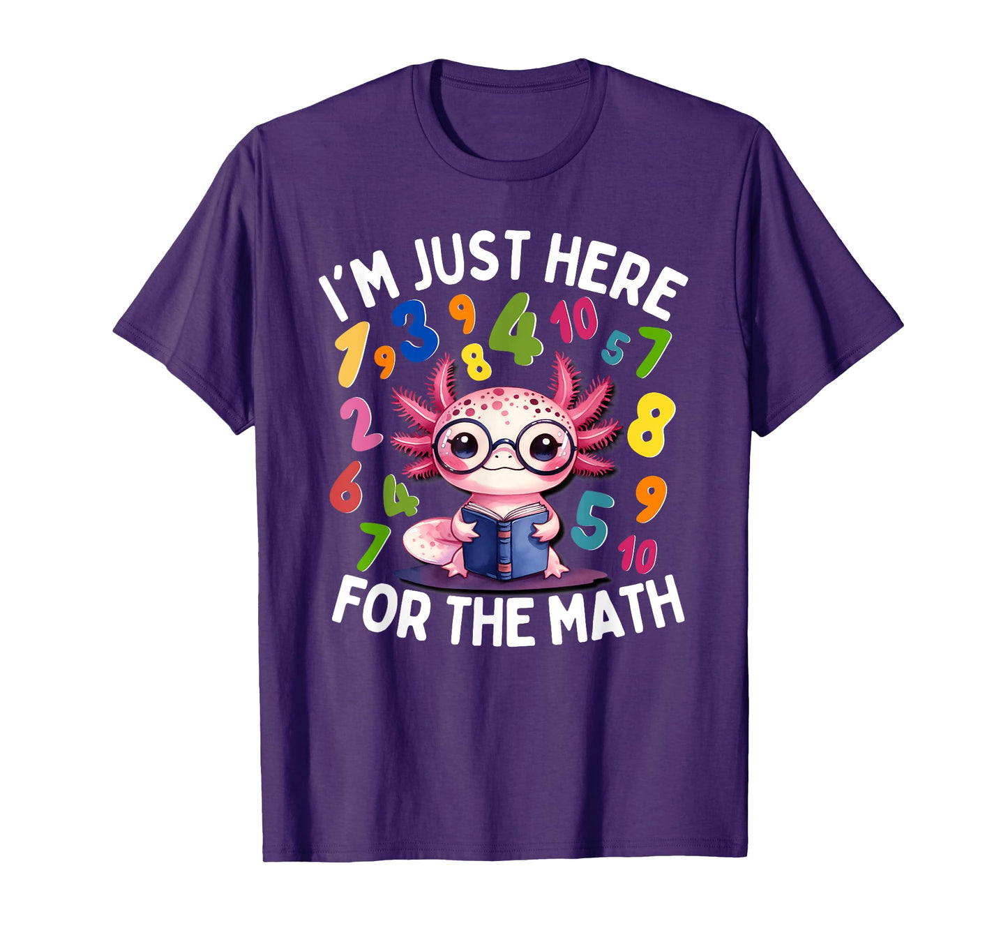 Number day Maths day unicorn numbers day kids Maths costume T-Shirt