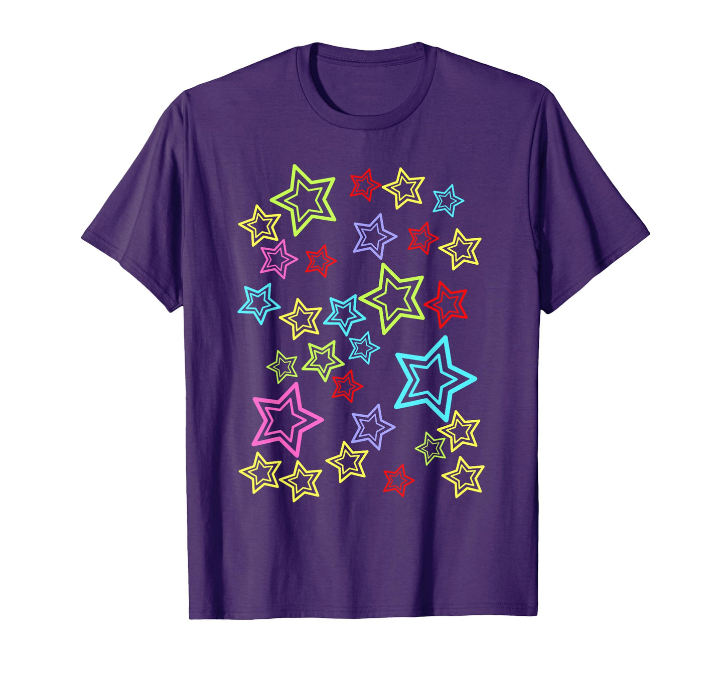 Retro Children's Stars 80s Star Teen Children Girls Boys T-Shirt