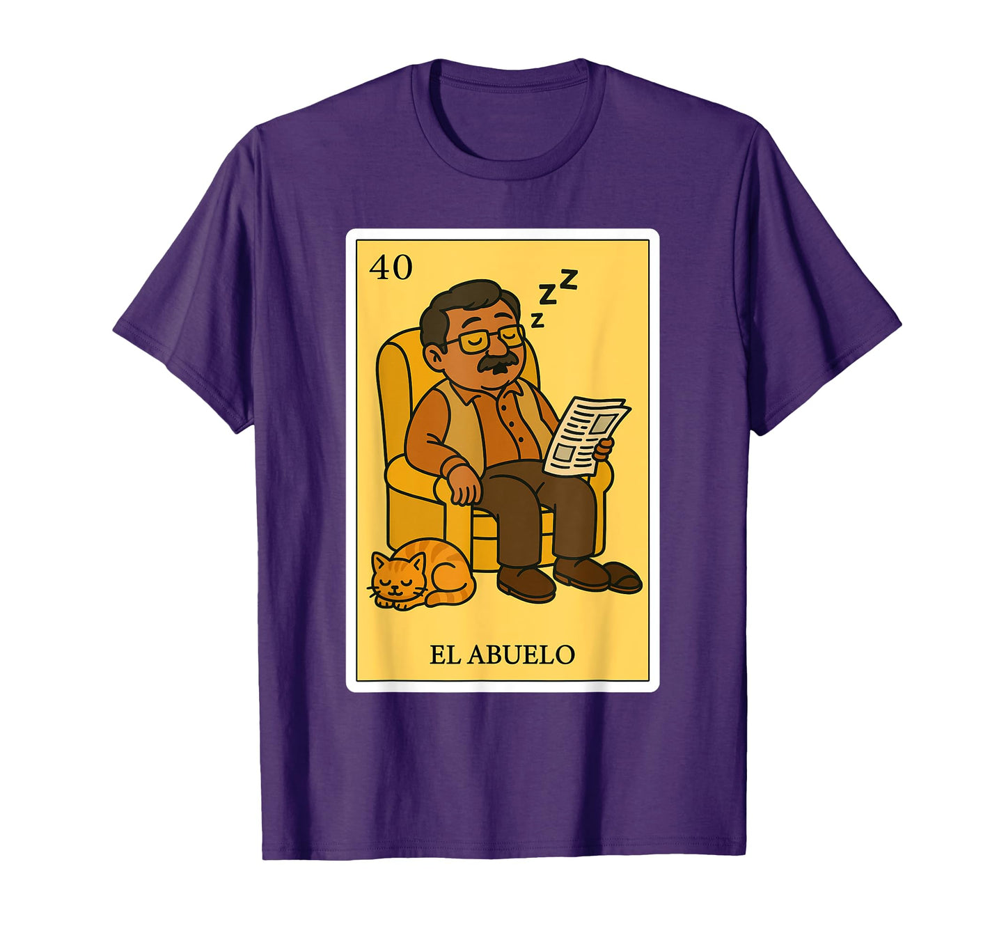 El Abuelo Dormilón | Spanish-Mexican Bingo Gifts for Abuela T-Shirt