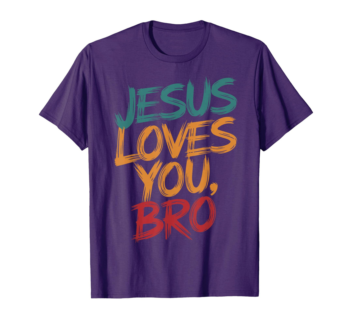 Christian Boy Jesus Loves You Bro Trust God Saves Me Toddler T-Shirt