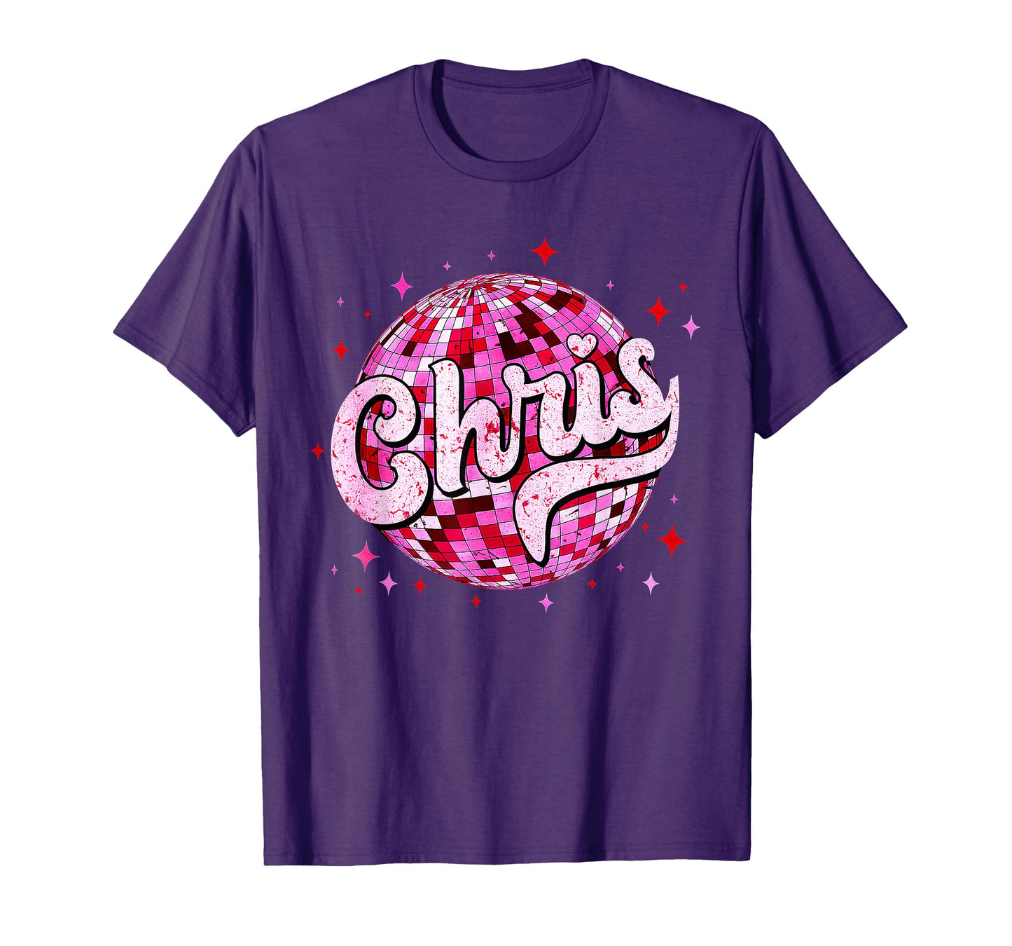 Groovy Chris First Name Personalized I Love Chris Tees Meme T-Shirt
