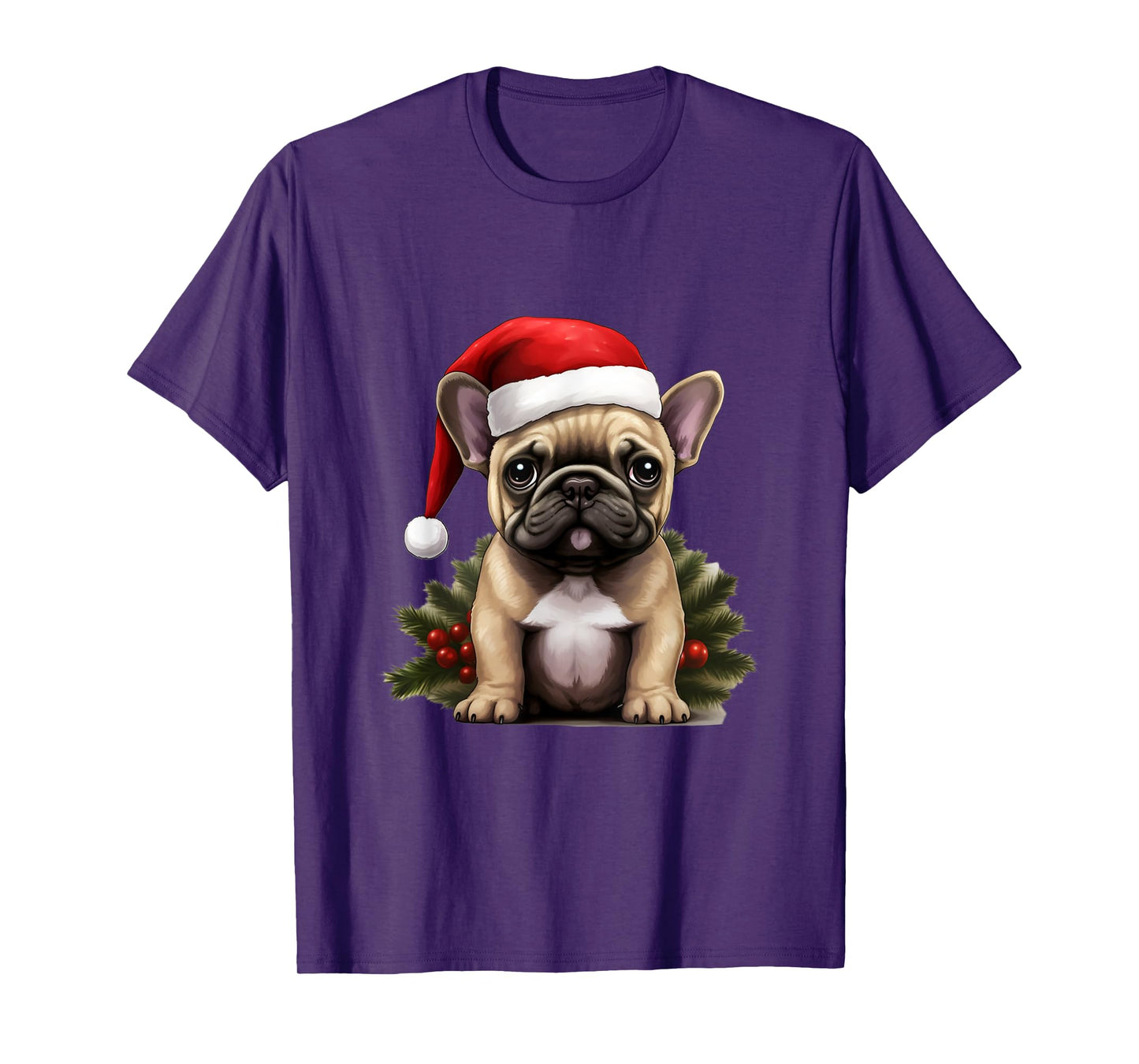 Christmas French Bulldog - French Bulldog Christmas Men Women Kids T-Shirt
