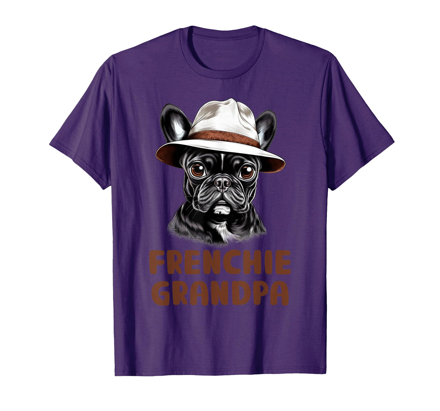 Frenchie Grandpa Dog Lover Gift Funny French Bulldog Owner T-Shirt