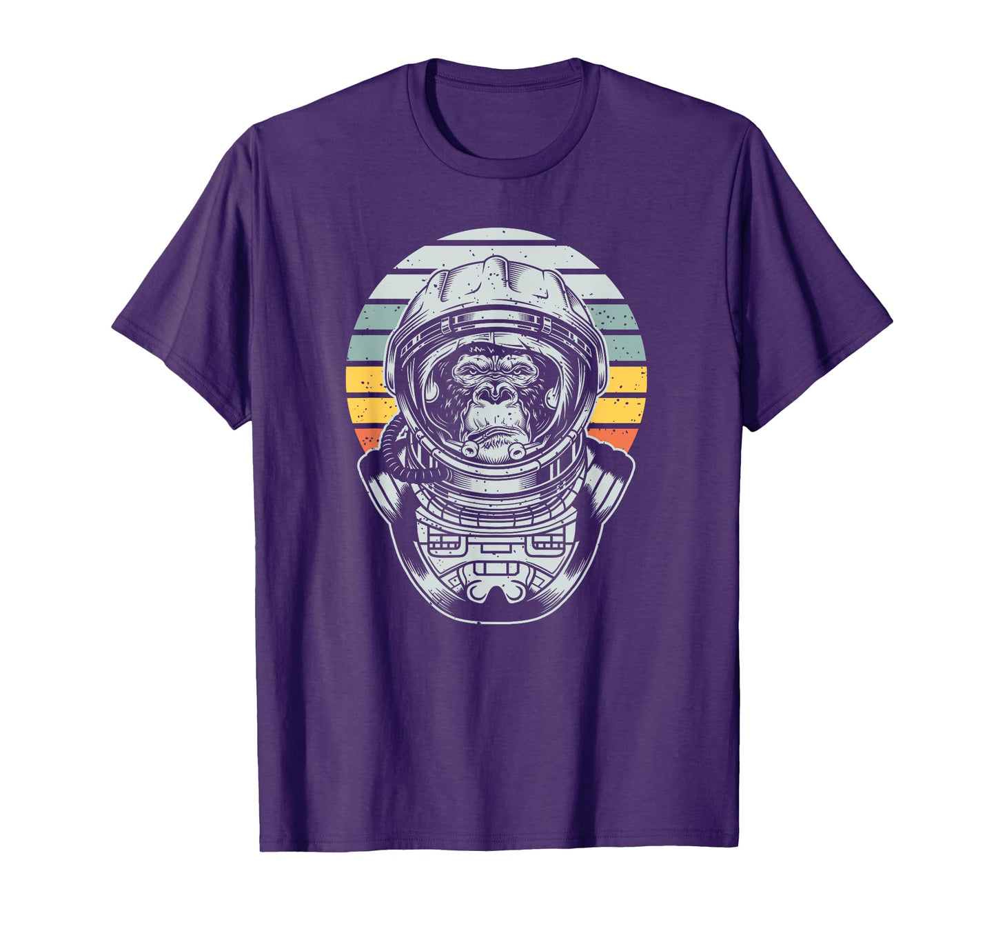 Retro Astronaut Space Monkey T-Shirt