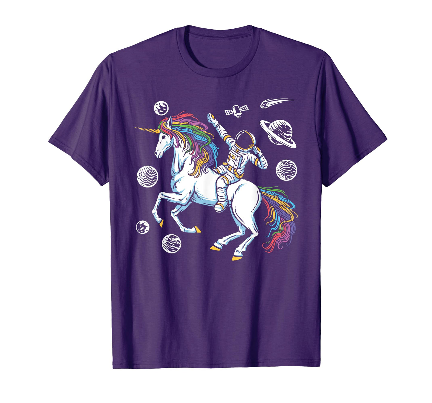 Magical Unicorn Girls Cosmonaut Gift Space Travel Astronaut T-Shirt