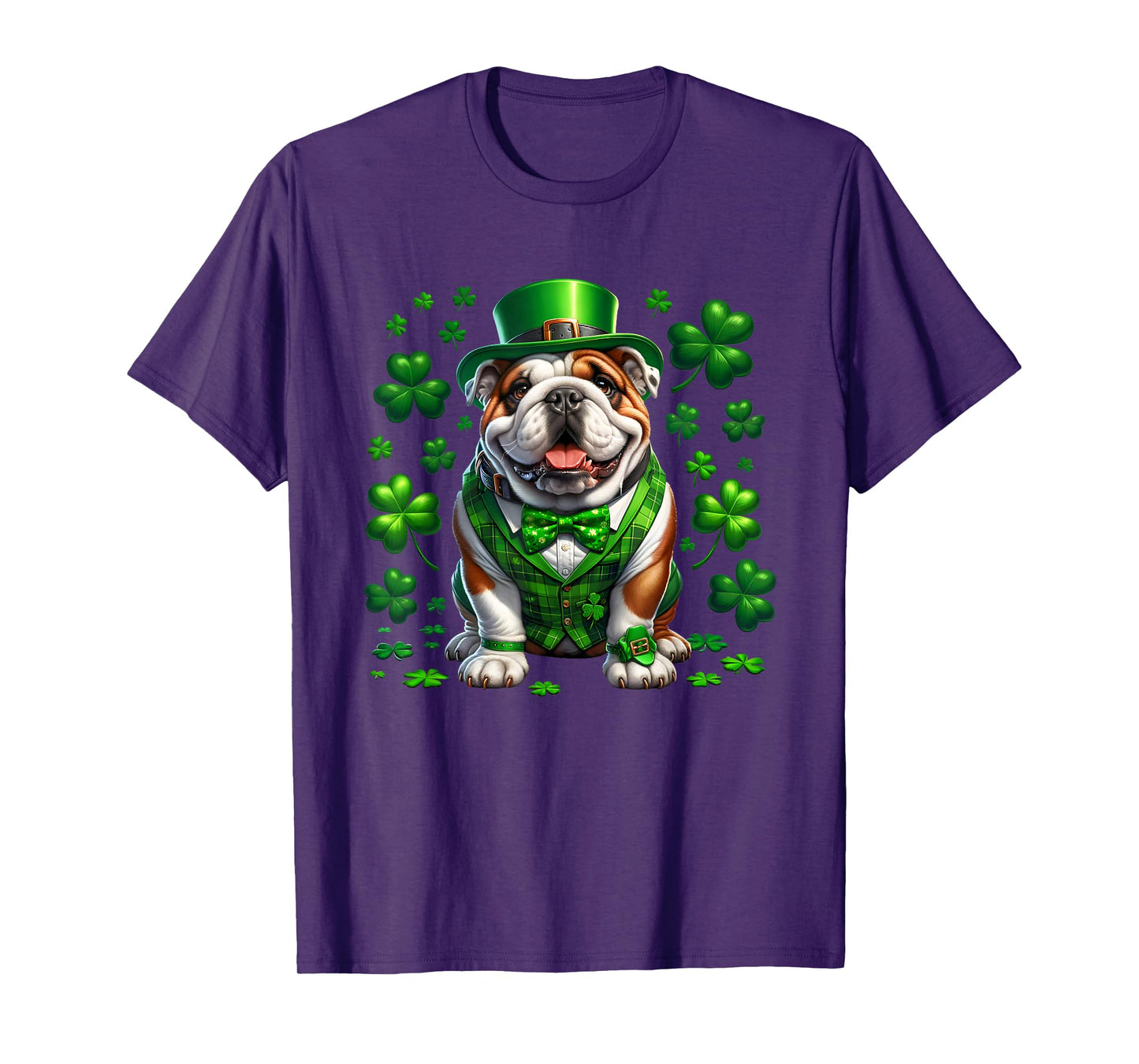 Funny Bulldog Dog St Patricks day irish Saint patrick Day T-Shirt