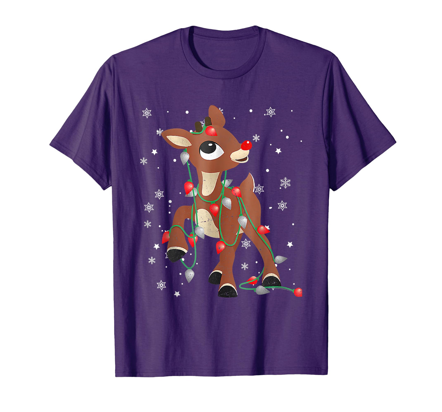 Rudolph The Red Nose Reindeer For Kids And Christmas Fan T-Shirt