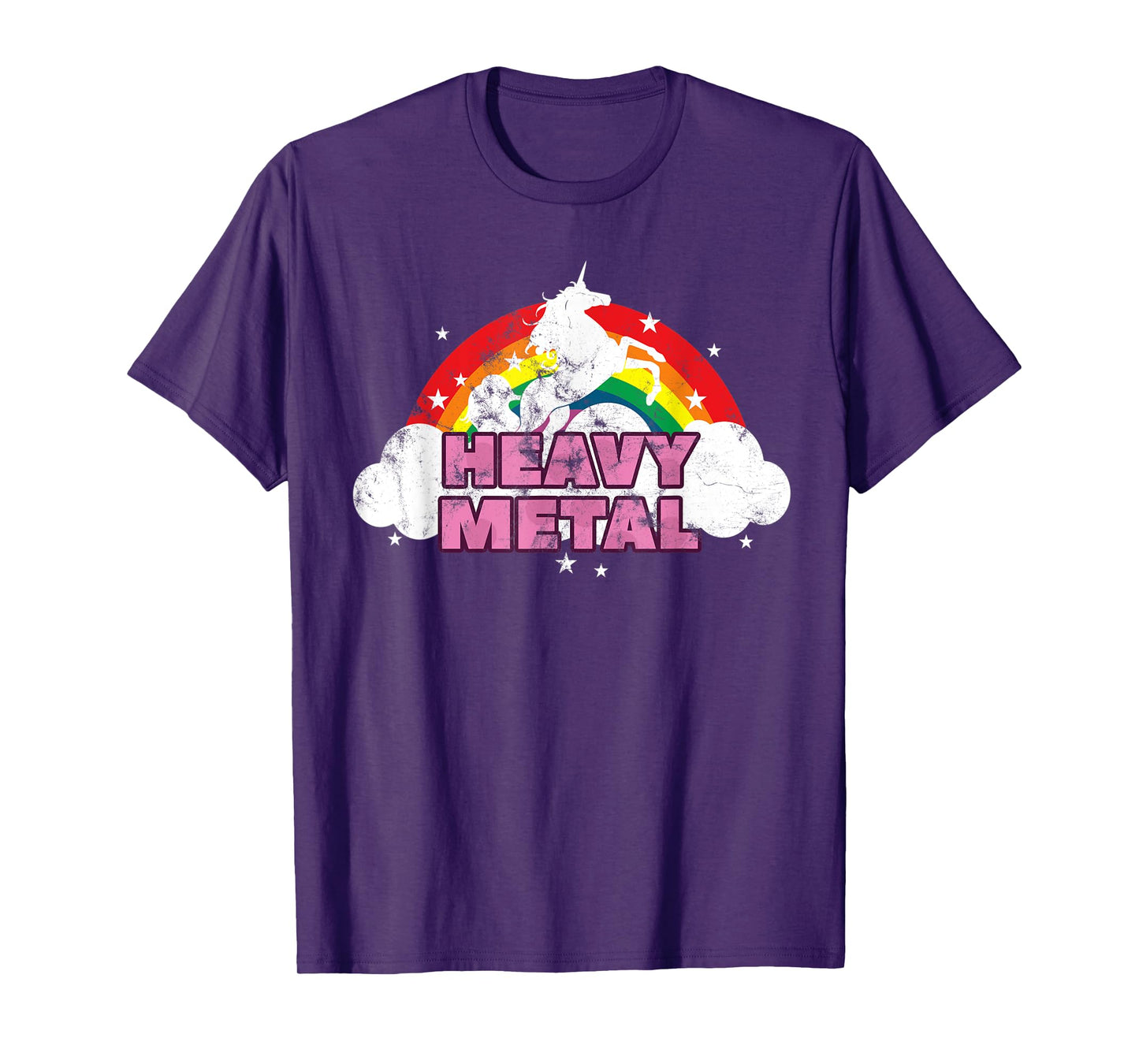 Cute Heavy Metal Unicorn Graphic Men Woman Kids T-Shirt