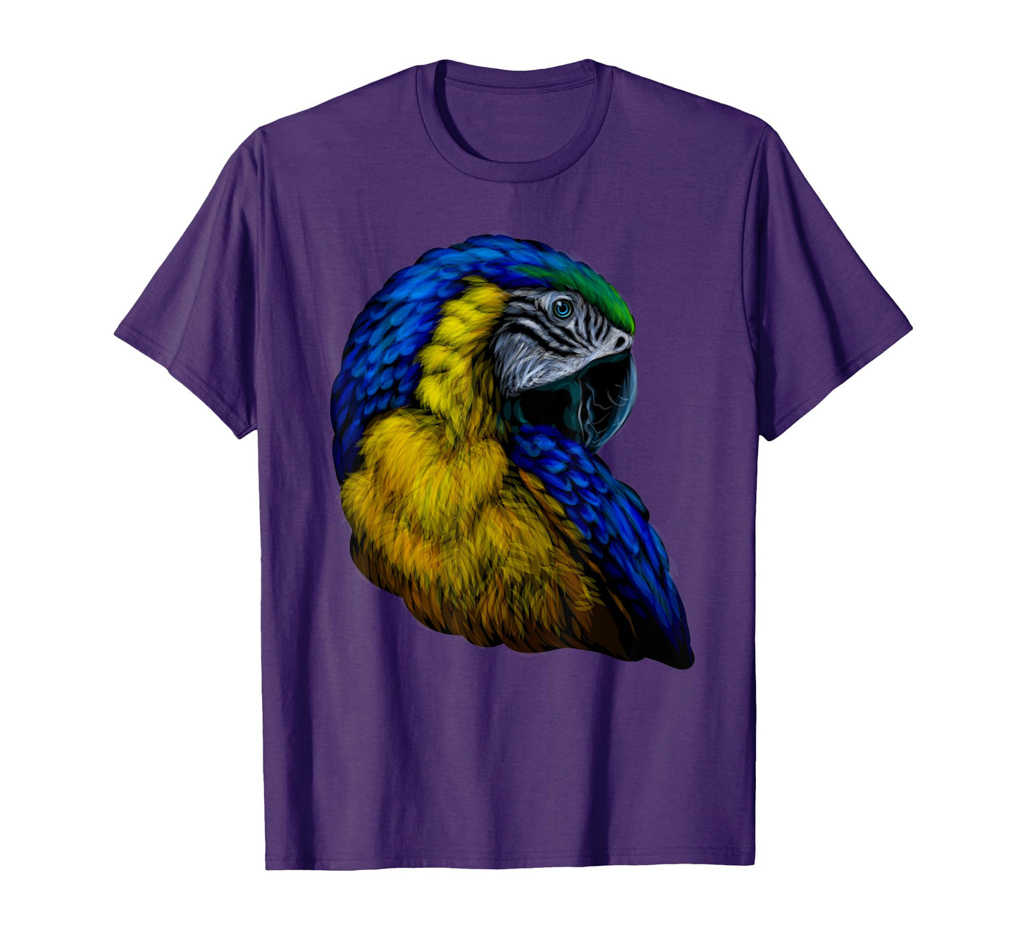 colorful scarlet Macaw parrot bird Hand drew for lovers Art T-Shirt