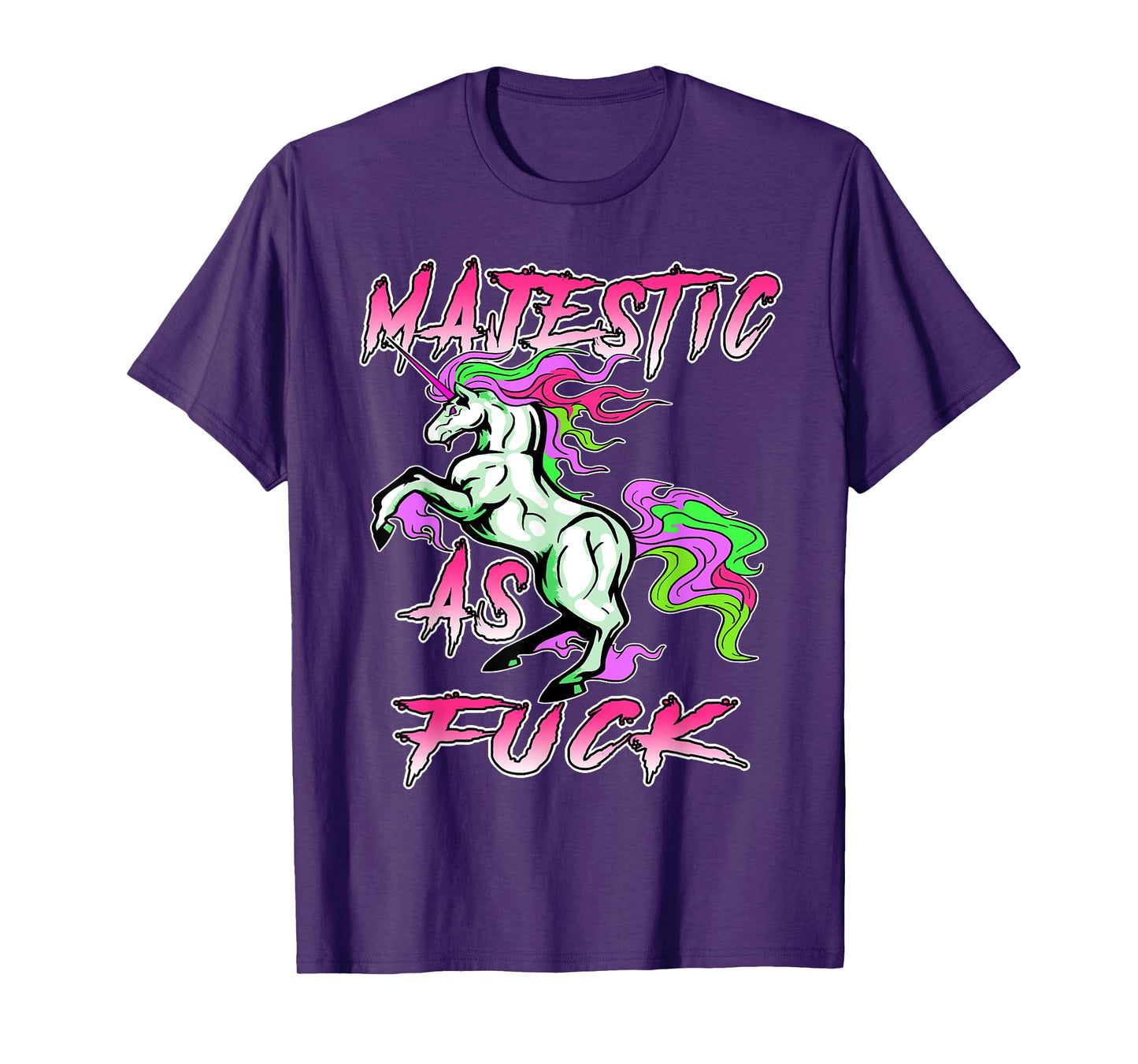 Majestic as Fuck Unicorn Shirt, Fucking Magical, Funny Humor T-Shirt