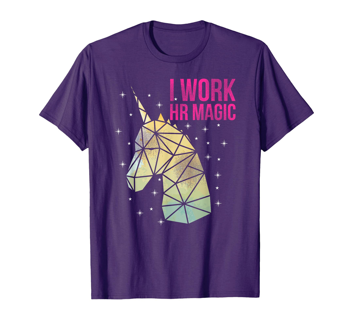 HR Work Magic Unicorn Human Resources Fun Art T-Shirt