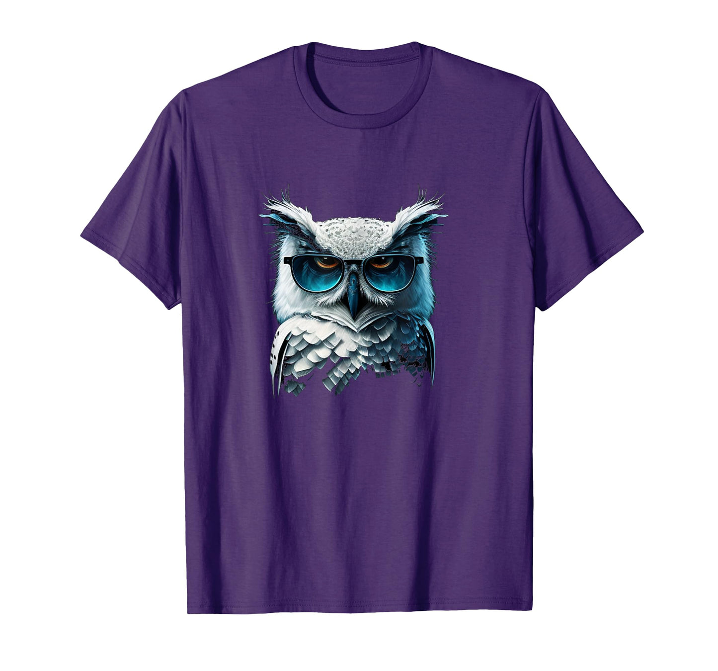 Funny looking Owl with Sunglasses for Snow Bird Lovers T-Shirt