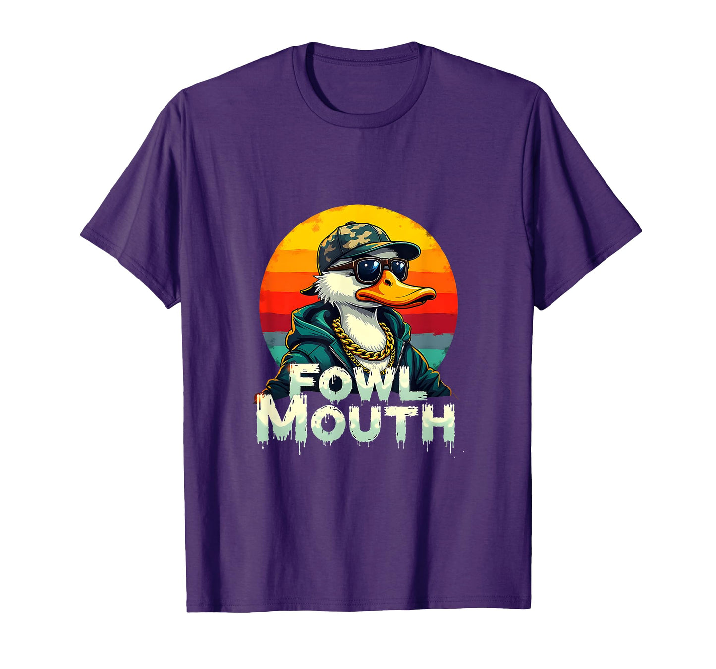 Funny Duck Hunter Fowl Mouth Duck Hunting Goose Hunt T-Shirt