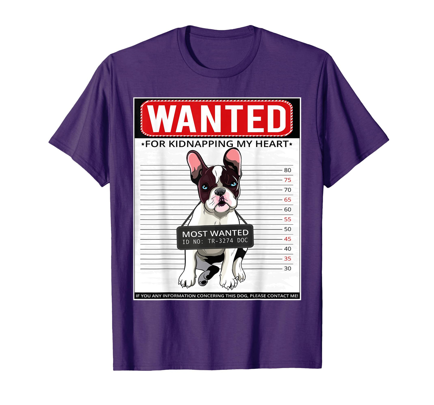 French Bulldog Frenchie Dog T-Shirt for Men Women Girls Kids