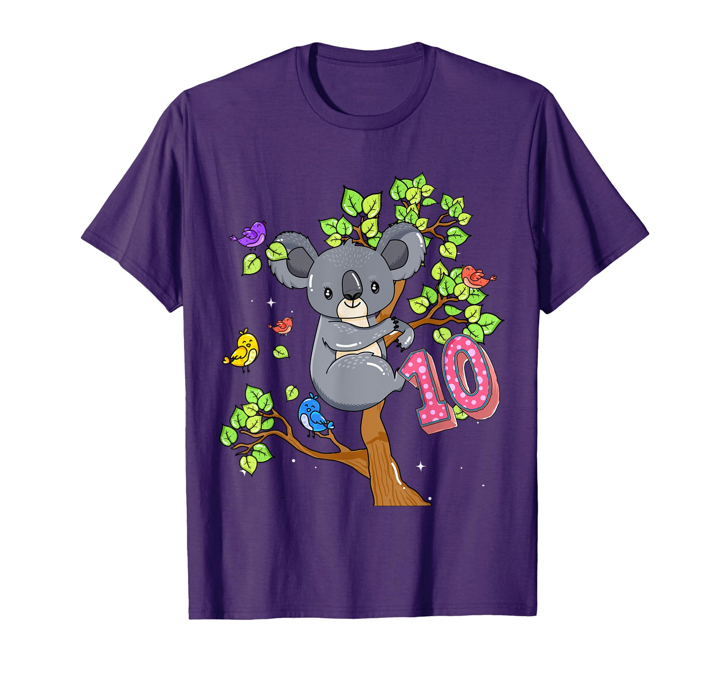 Koala Bear 10th Birthday Girl 10 Year Old Birthday Koalas Bd T-Shirt