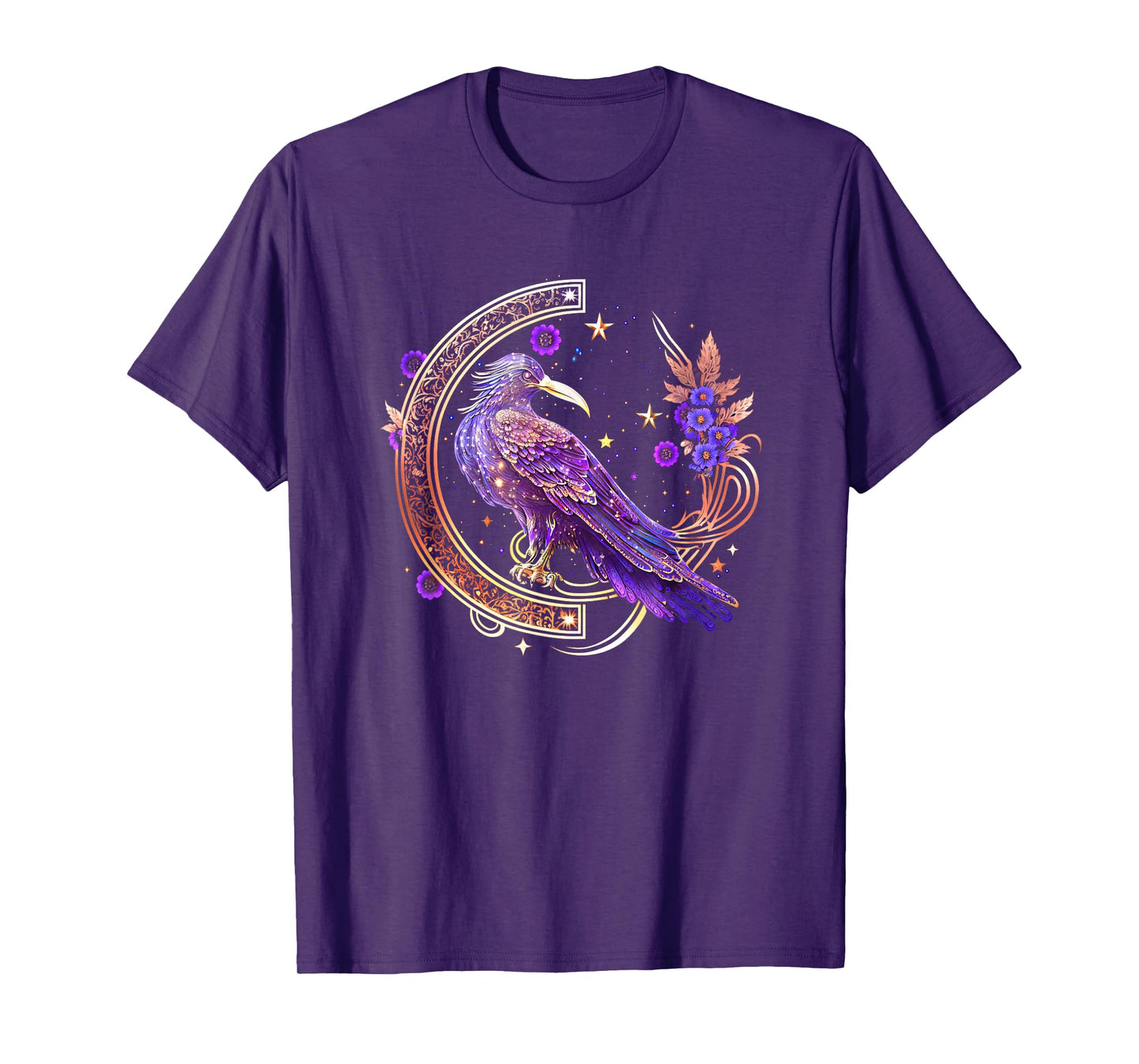 Mystical crow, raven birds, Nordic, Celtic, Wicca, Morrigan T-Shirt