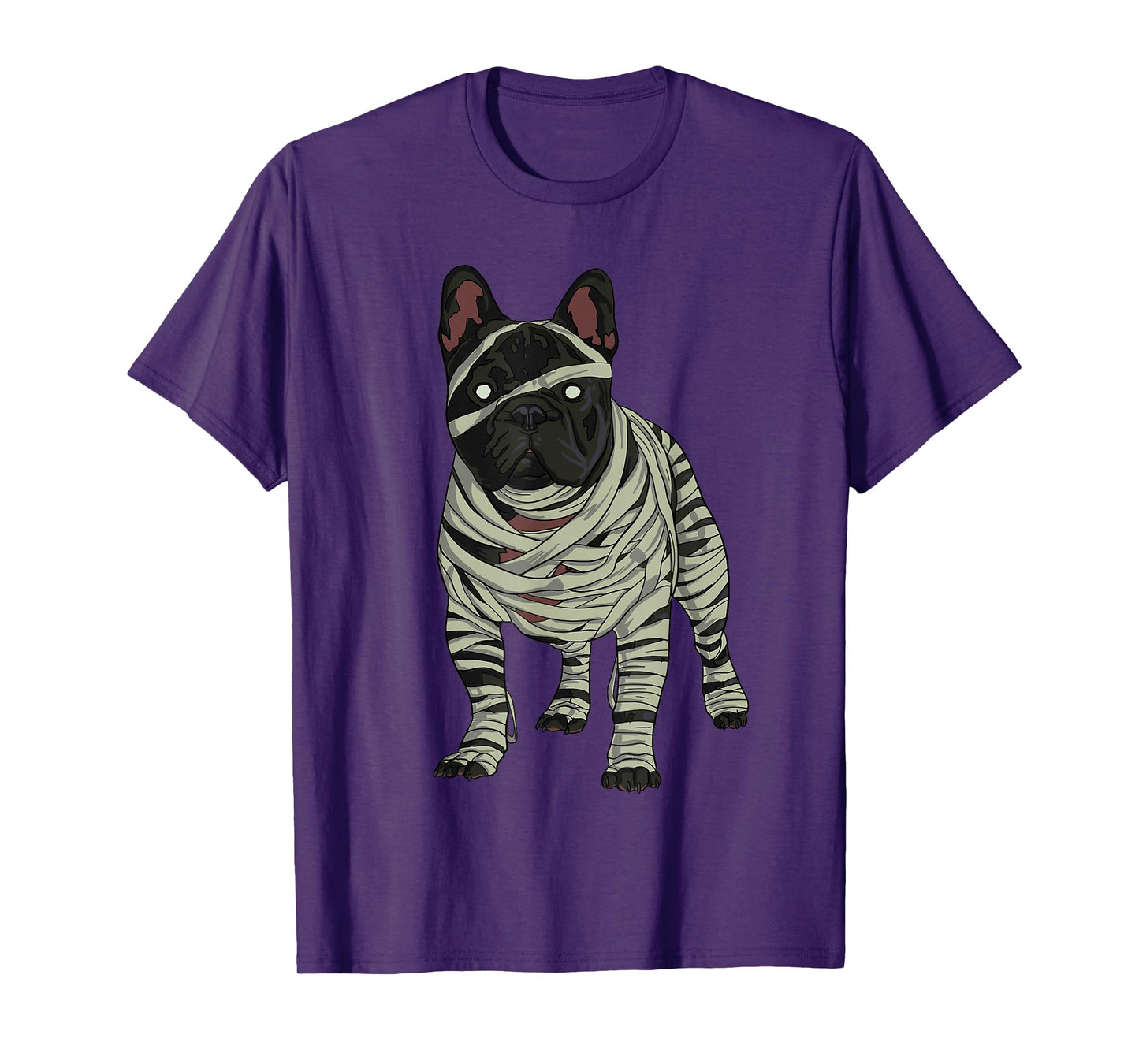 French Bulldog Dog Mummy Halloween Costume Dog Lovers T-Shirt