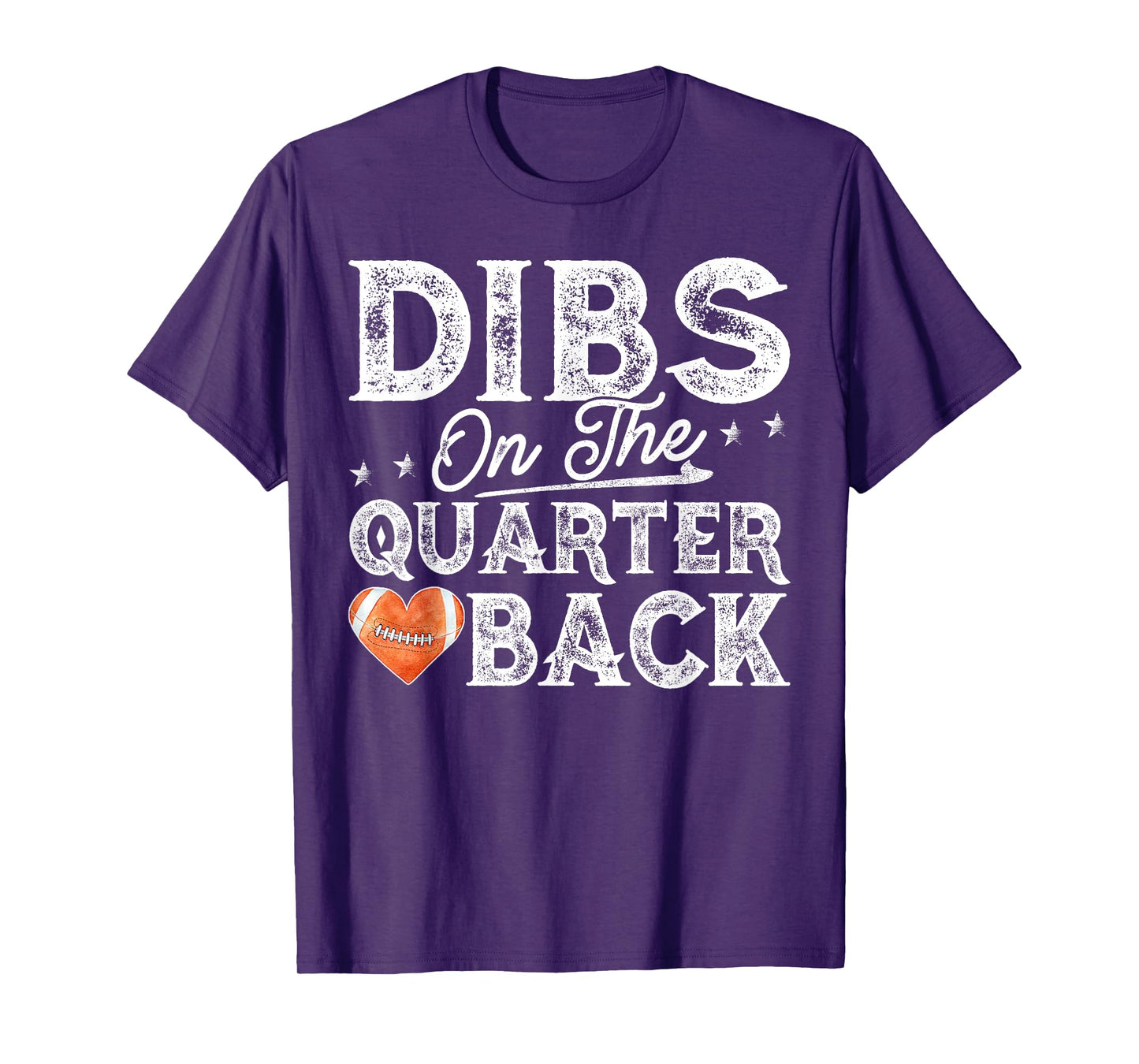 Dibs On The Quarterback - Football Girlfriend T-Shirt
